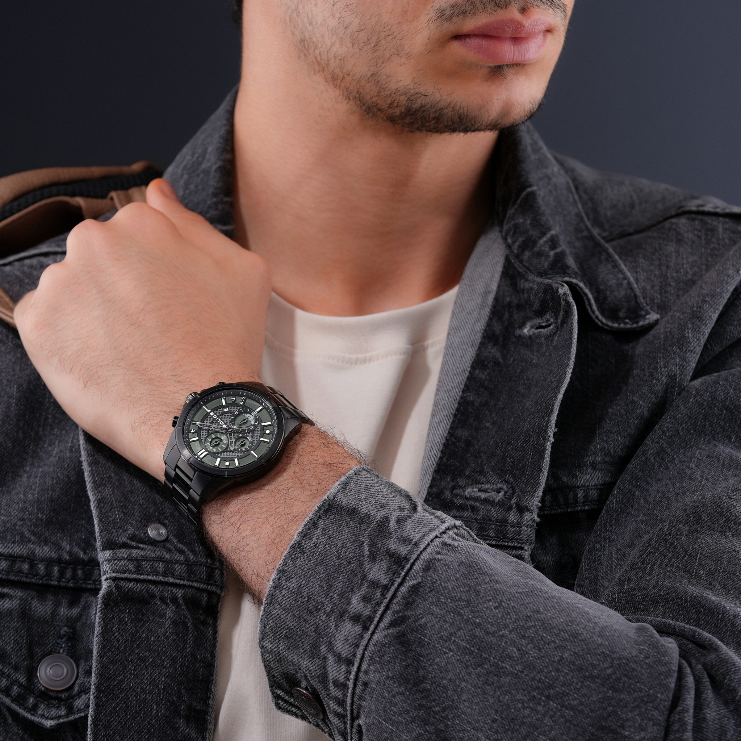 Police Quarzuhr Quarzuhr Herrenuhr 45 Quarz Herren PEWGI0054004