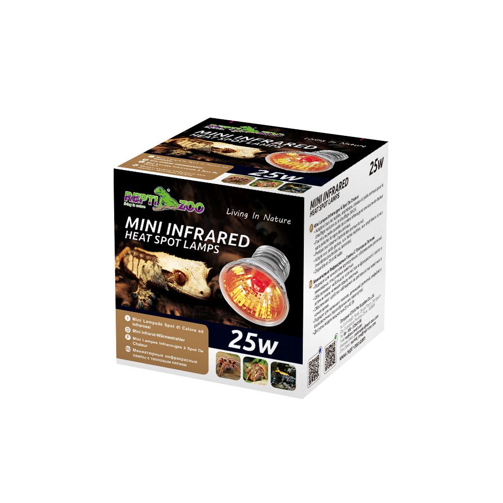 ReptiZoo Terrarium ReptiZoo Mini Infrarotspot 25 Watt (HL003) (siehe Beschreibung)