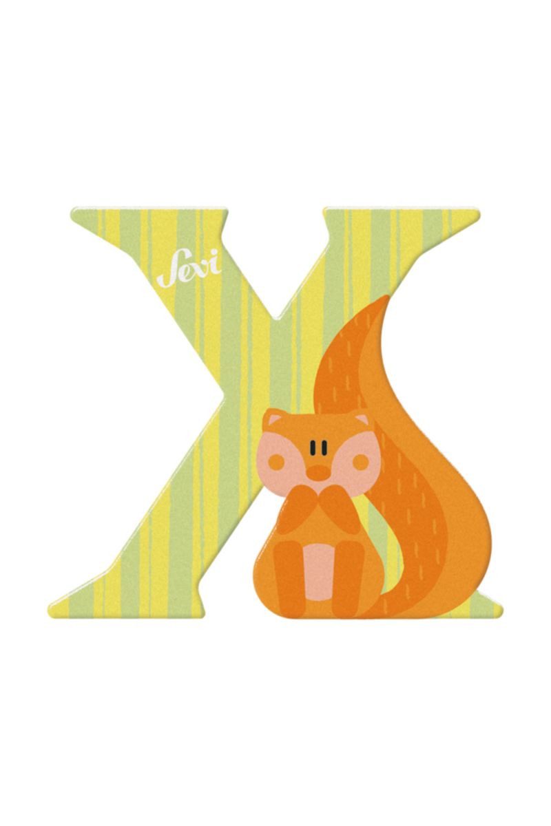 Sevi Deko-Buchstaben Sevi Buchstabe X Xero, pastell