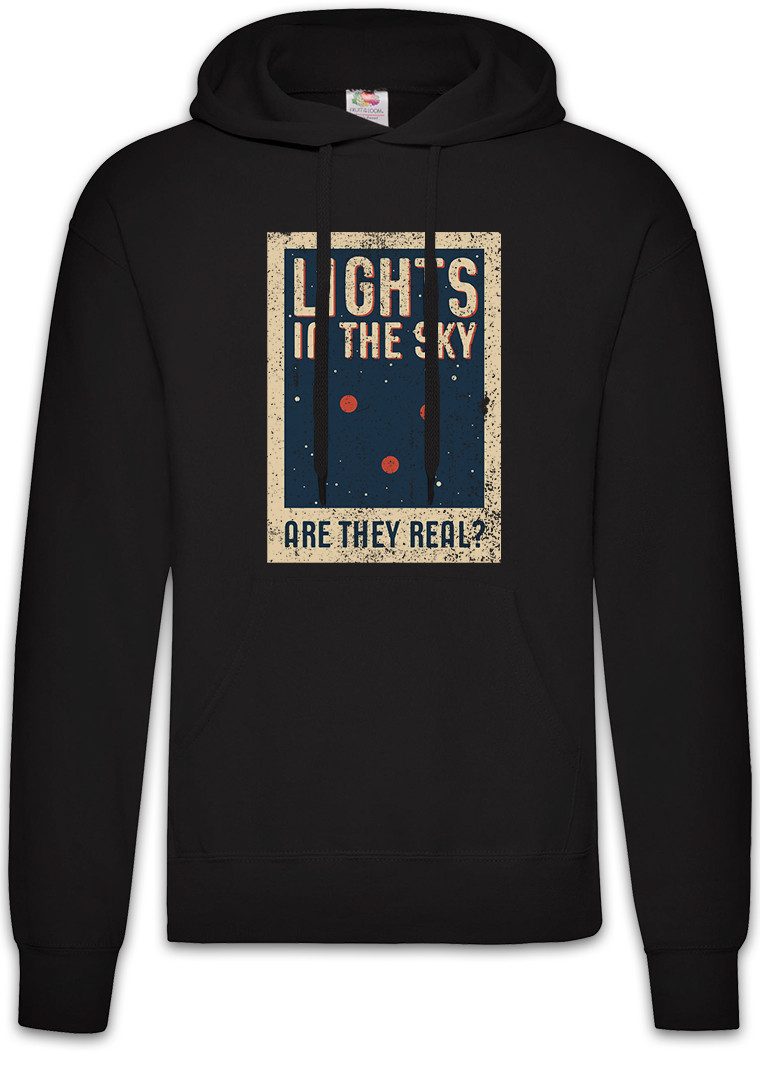 Hoodie Lights In The Sky Herren Hoodie Lubbock Alien UFO Haunebu 12 Grey Area