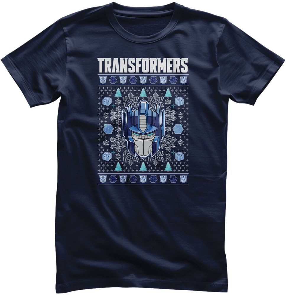 T-Shirt Transformers Christmas Pattern T-Shirt