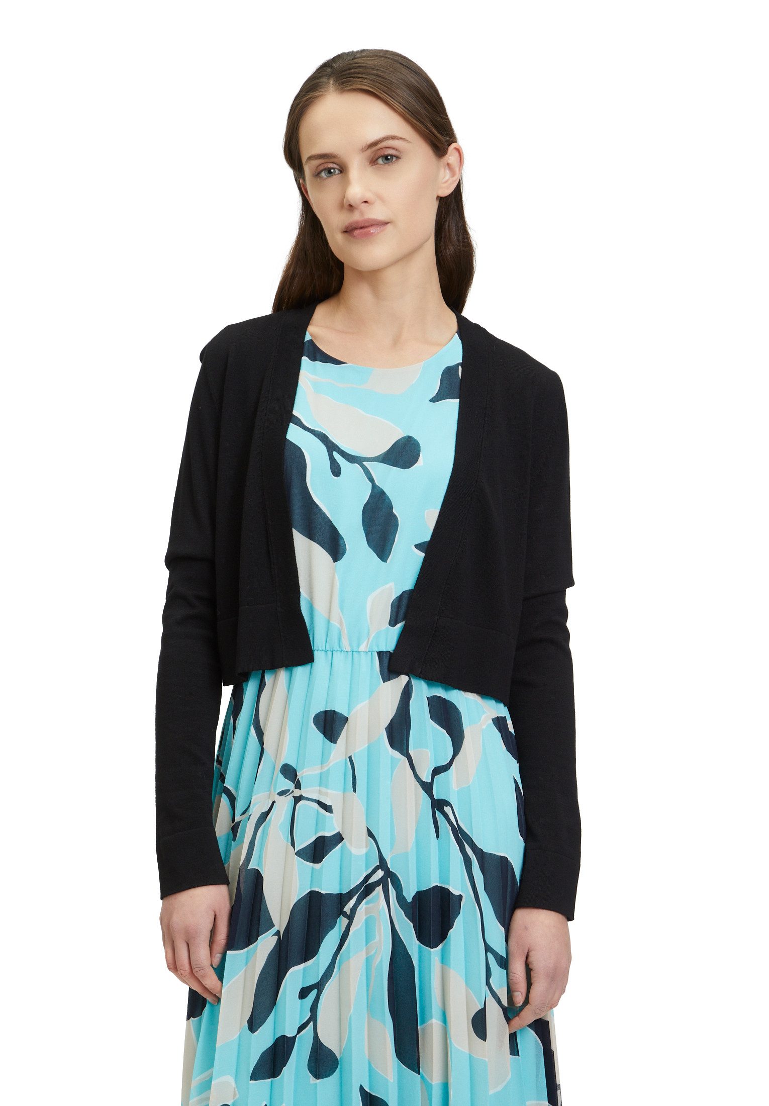 Strickjacke Betty & Co Strick-Cardigan ohne Verschluss