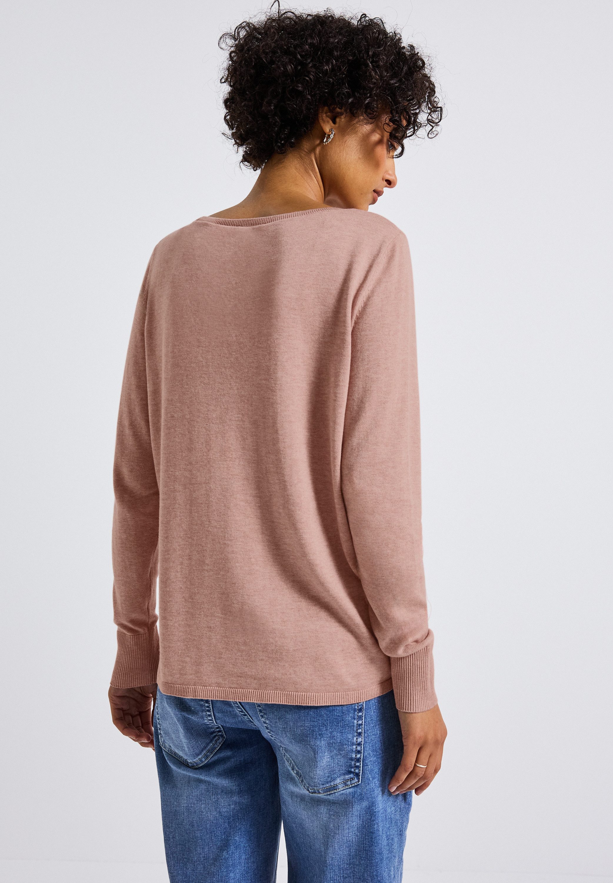 STREET ONE Strickpullover mit U-Boot-Ausschnitt