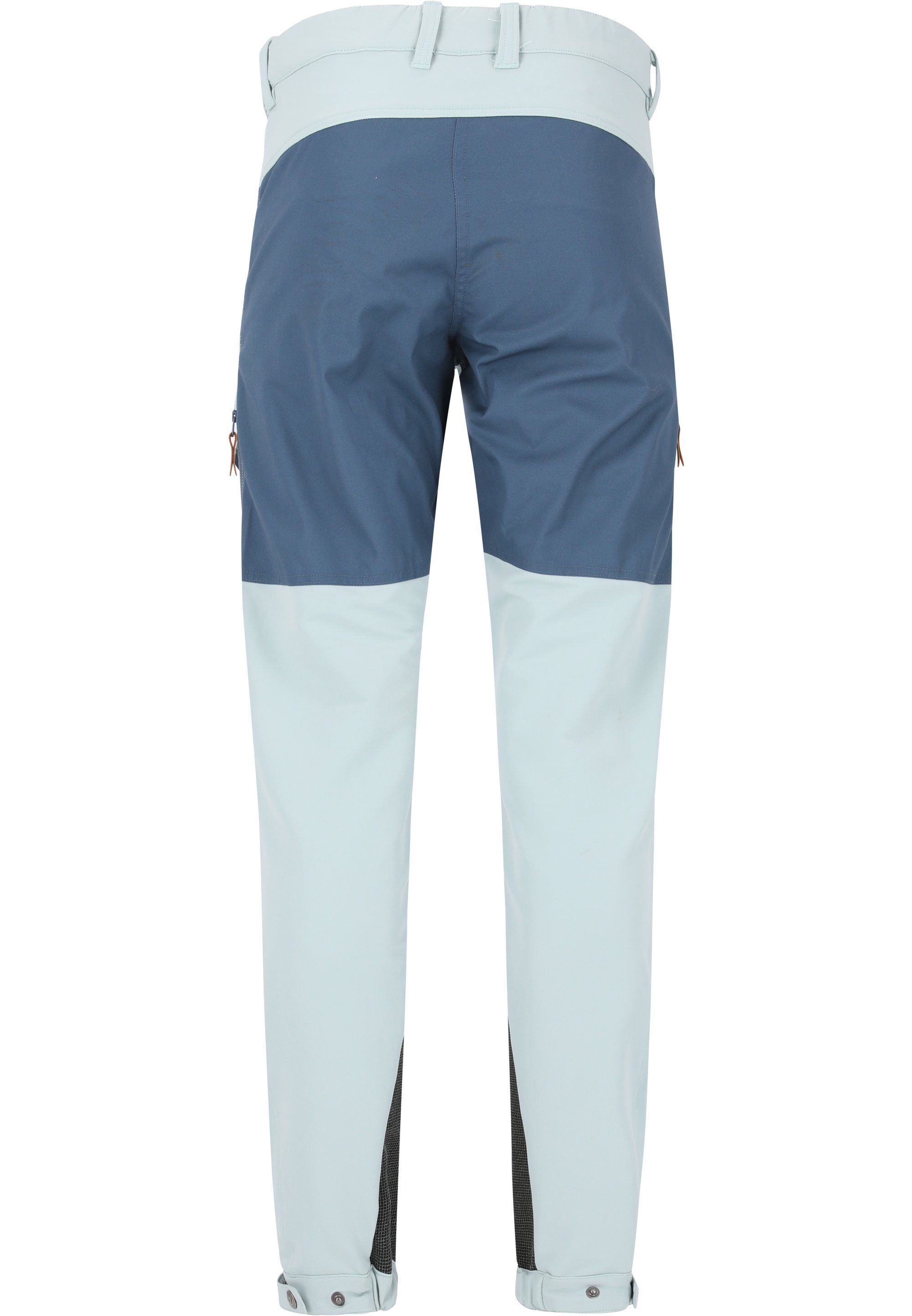 Material Anissy Softshellhose hellblau-blau atmungsaktivem mit WHISTLER