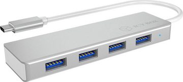 ICY BOX ICY BOX 4 Port USB 3.0 Type-C Hub Computer-Adapter