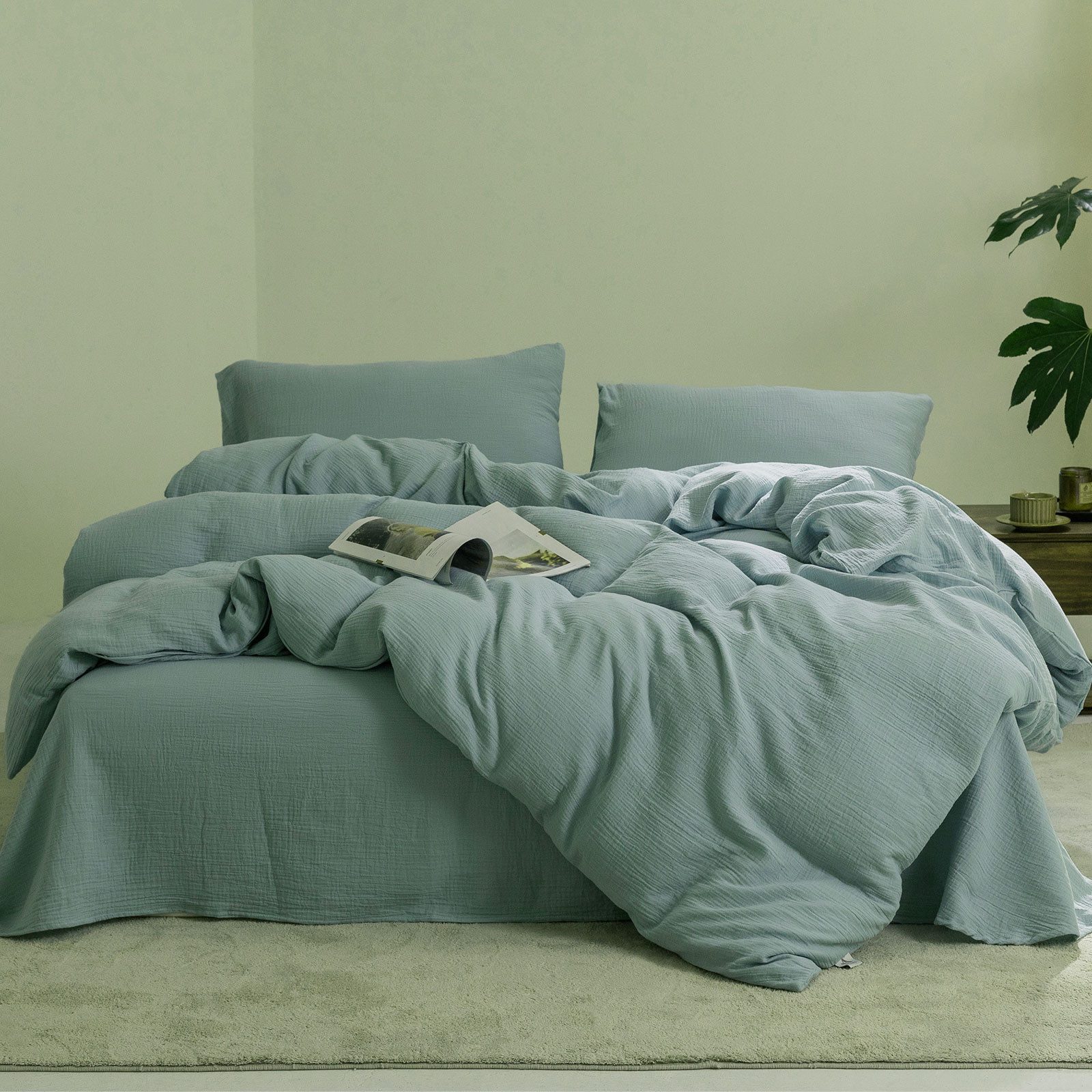 KEAYOO Bettwäsche SBD Double Gauze Muslin, Baumwolle, 2 teilig, Double Gauz günstig online kaufen