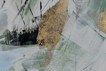 KUNSTLOFT Gemälde Abstractionist Landscape 100x75 cm, Leinwandbild 100% HANDGEMALT Wandbild Wohnzimmer