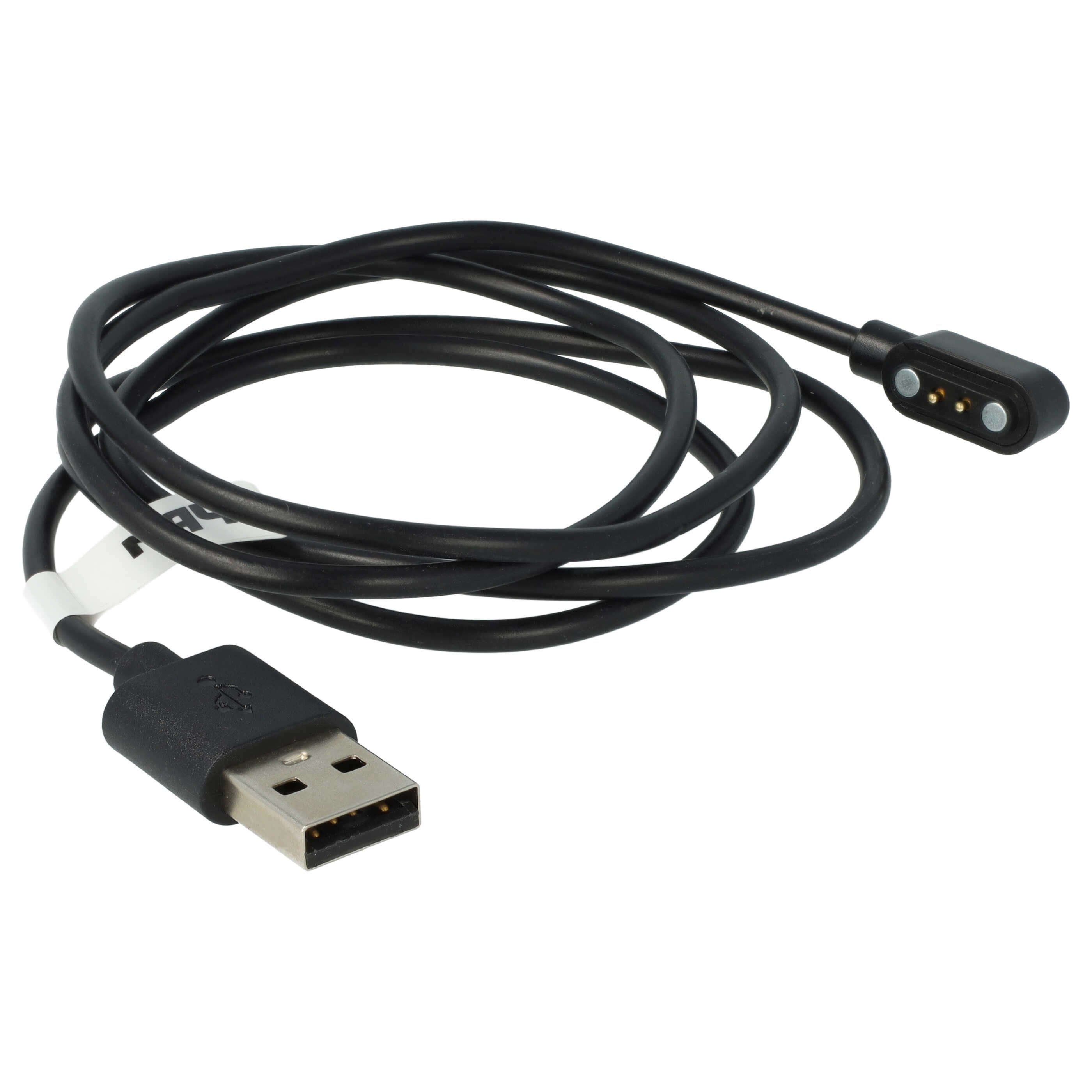 vhbw passend für Willful SW025, ID205U, IP68, SW01, SW021, SW023 Smartwatch Smartwatch-Ladekabel, Praktisches Ladegerät für Ihre Fitness- oder Sportuhr, Passgen – Bild 4 von 5