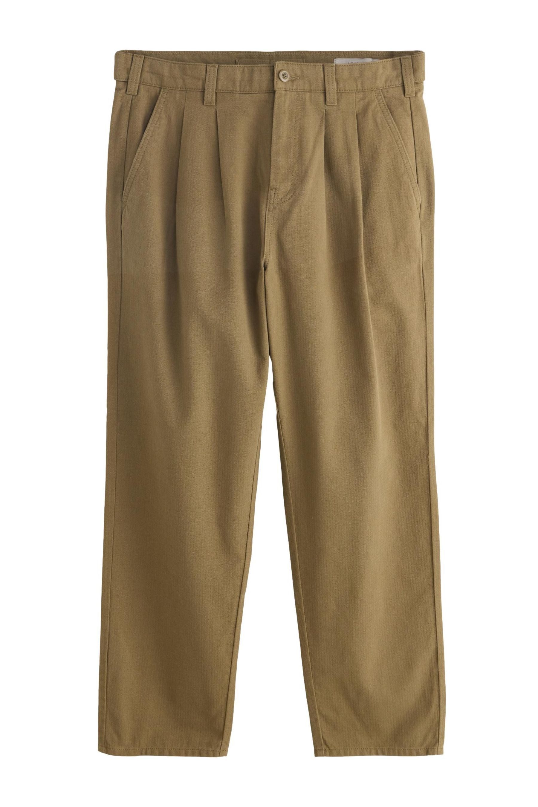 Next Bundfaltenhose Authentische Relaxed Fit Bundfaltenhose (1-tlg)