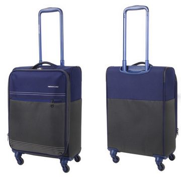 NEWCOM Weichgepäck-Trolley Design Stoffkoffer / Reisekoffer / Weichschalenkoffer, 4 Rollen, 20 Zoll, Super Leicht, Haltbar Weichgepäck