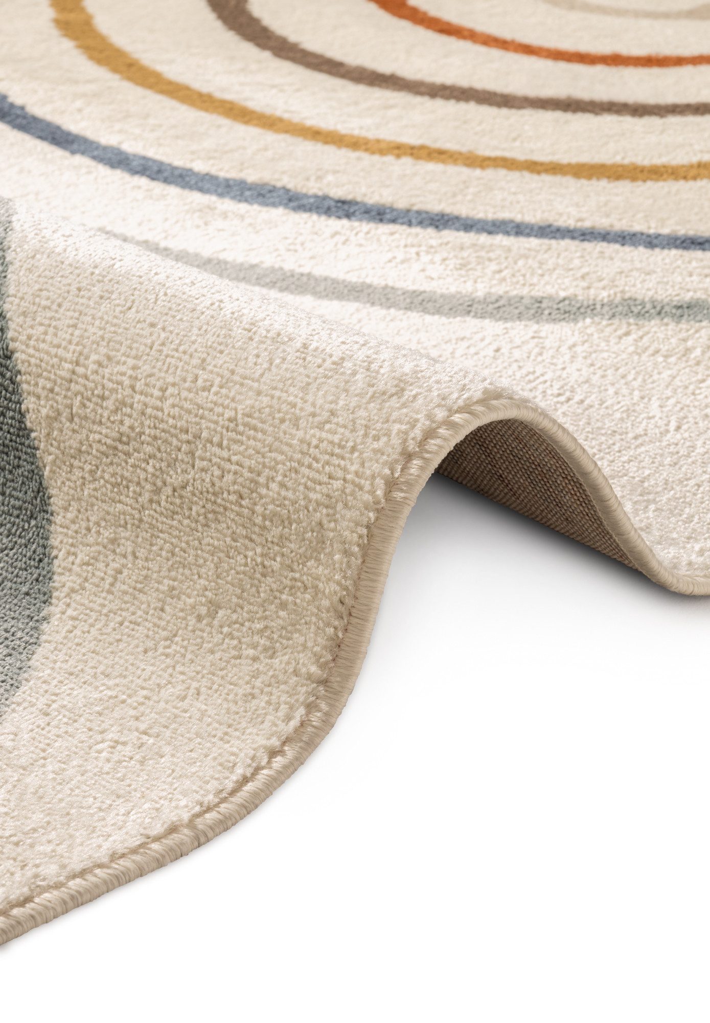 HANSE Home Kinderteppich Double Rainbow, rechteckig, Höhe: 8 mm, Spielteppich, fest, Kinderzimmer, Kurzflor, Spielunterlage