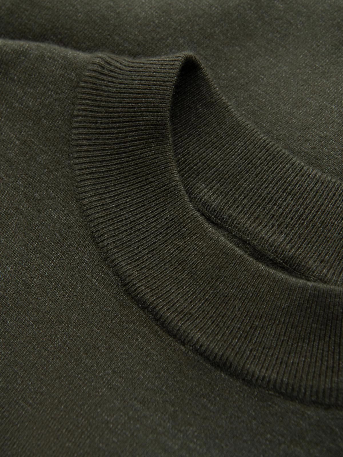 Rollkragenpullover Herren Strickhalbkragenpullover mit Viskose
