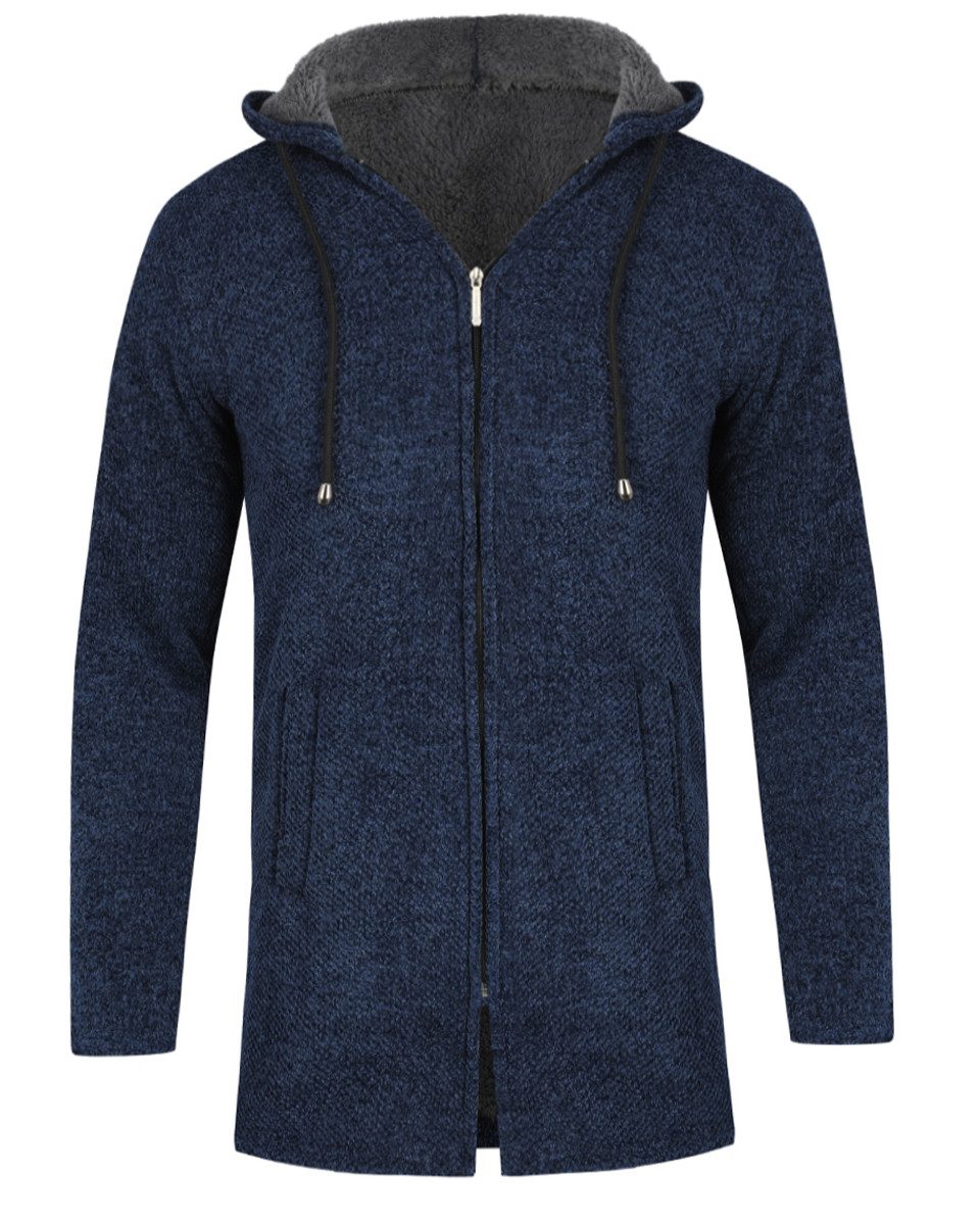 Allthemen Cardigan Herren Strickjacke mit Kapuze günstig online kaufen