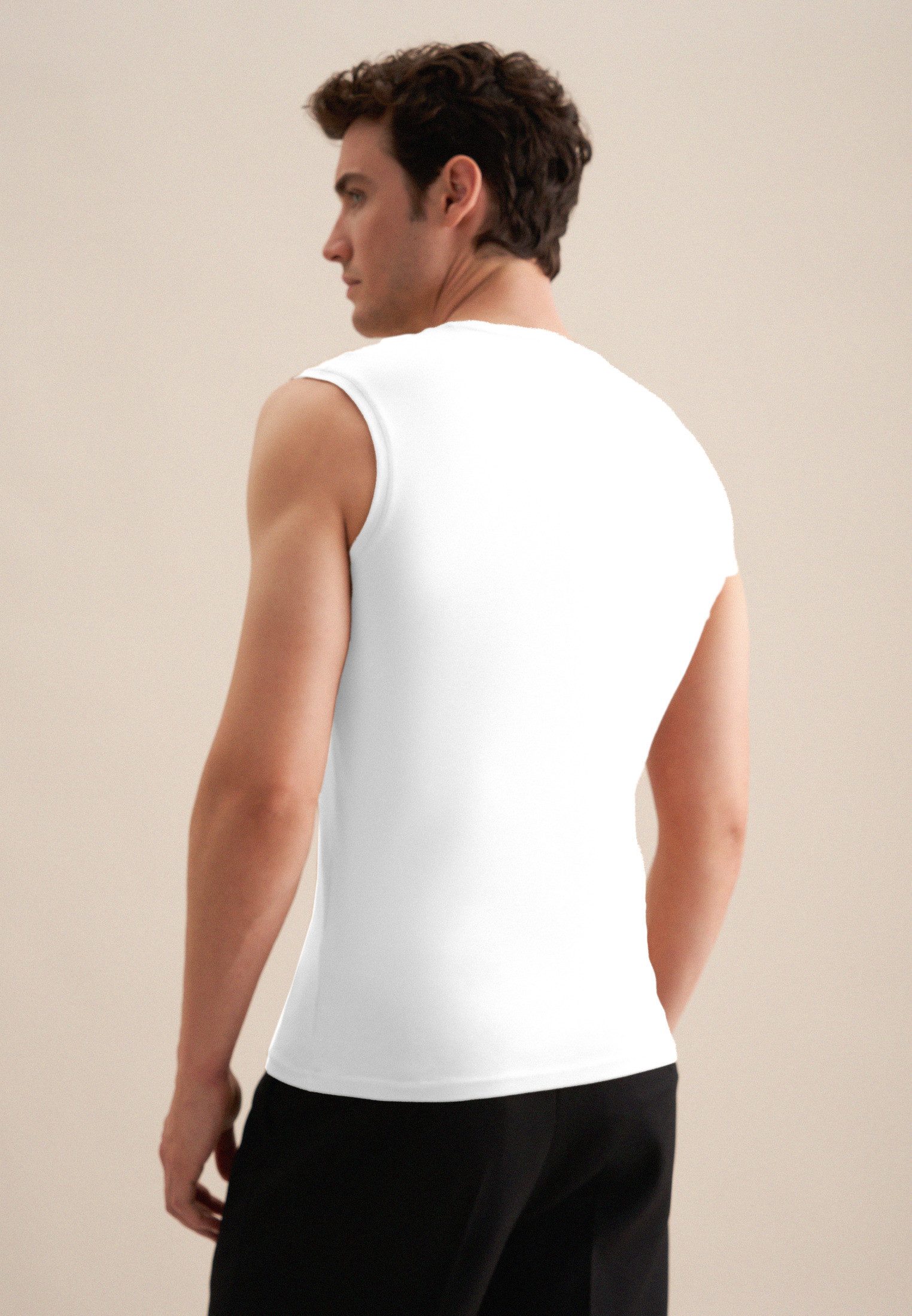 seidensticker Pullunder Ohne Arm V-Neck Uni