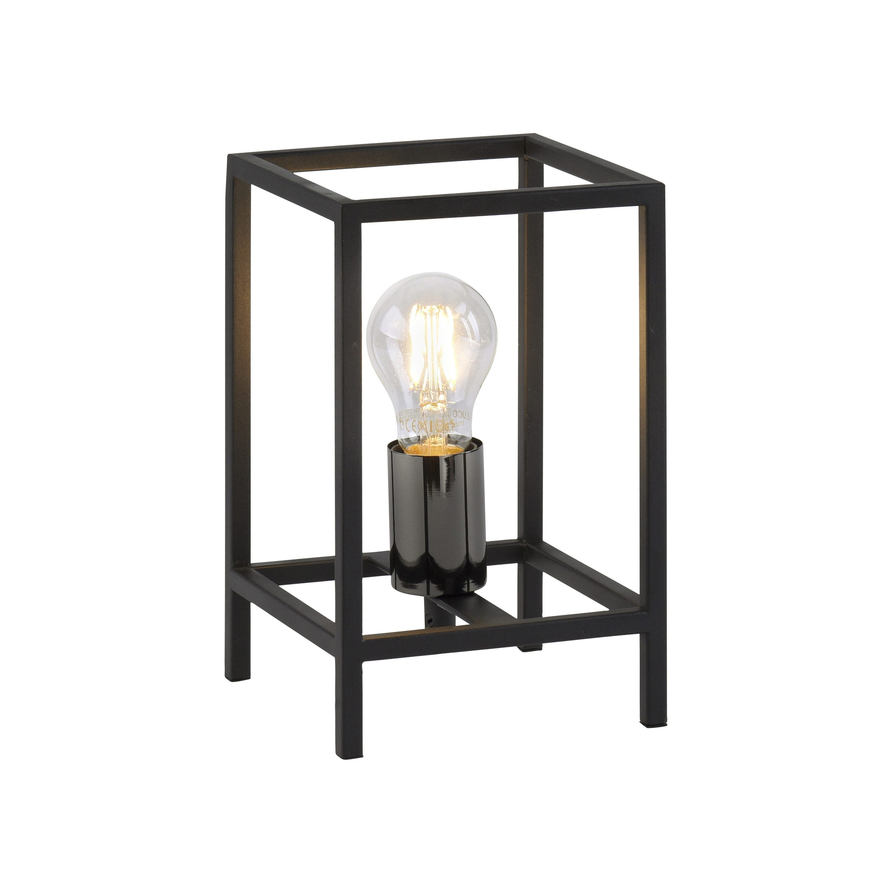 JUST LIGHT LED Tischleuchte LED Tischlampe FABIO Vintage, 1xE27/60W, Rahmen günstig online kaufen