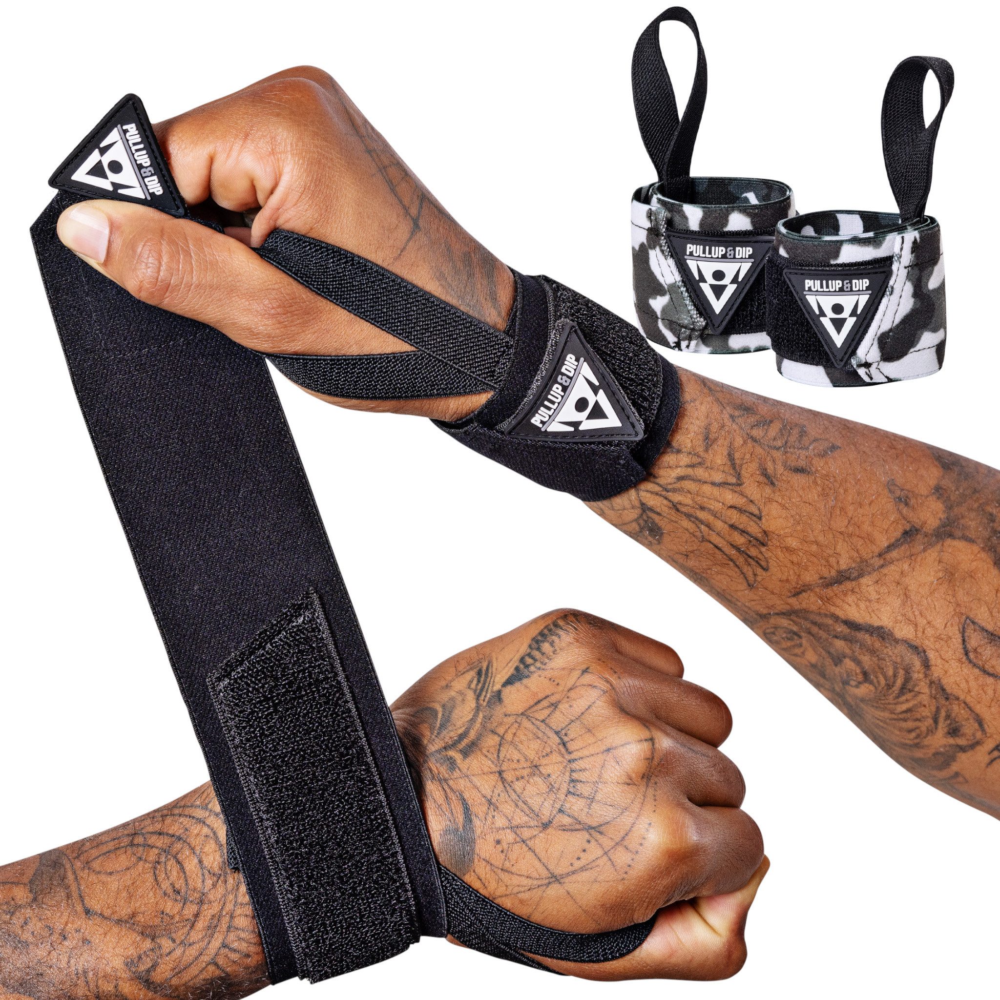 Pullup & Dip Handgelenkschutz Wrist Wraps Handgelenk Bandagen für Fitness, Calisthenics