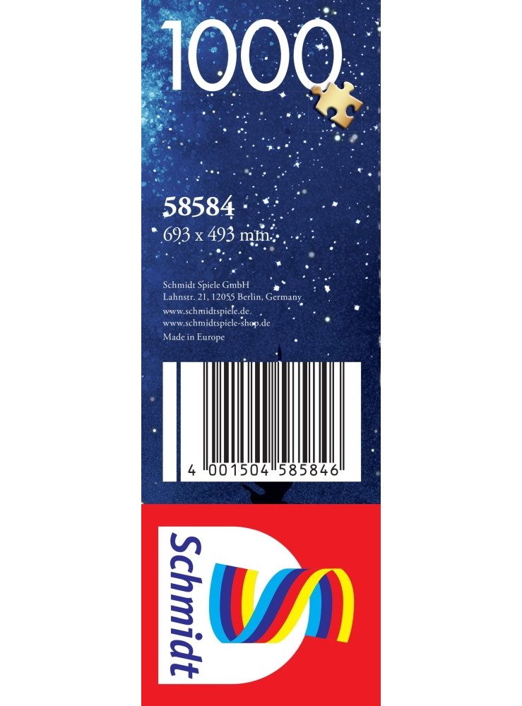 Schmidt Spiele Puzzle 1000 Teile Puzzle E.T. Abenteuer eines Außerirdischen 58584, Puzzleteile