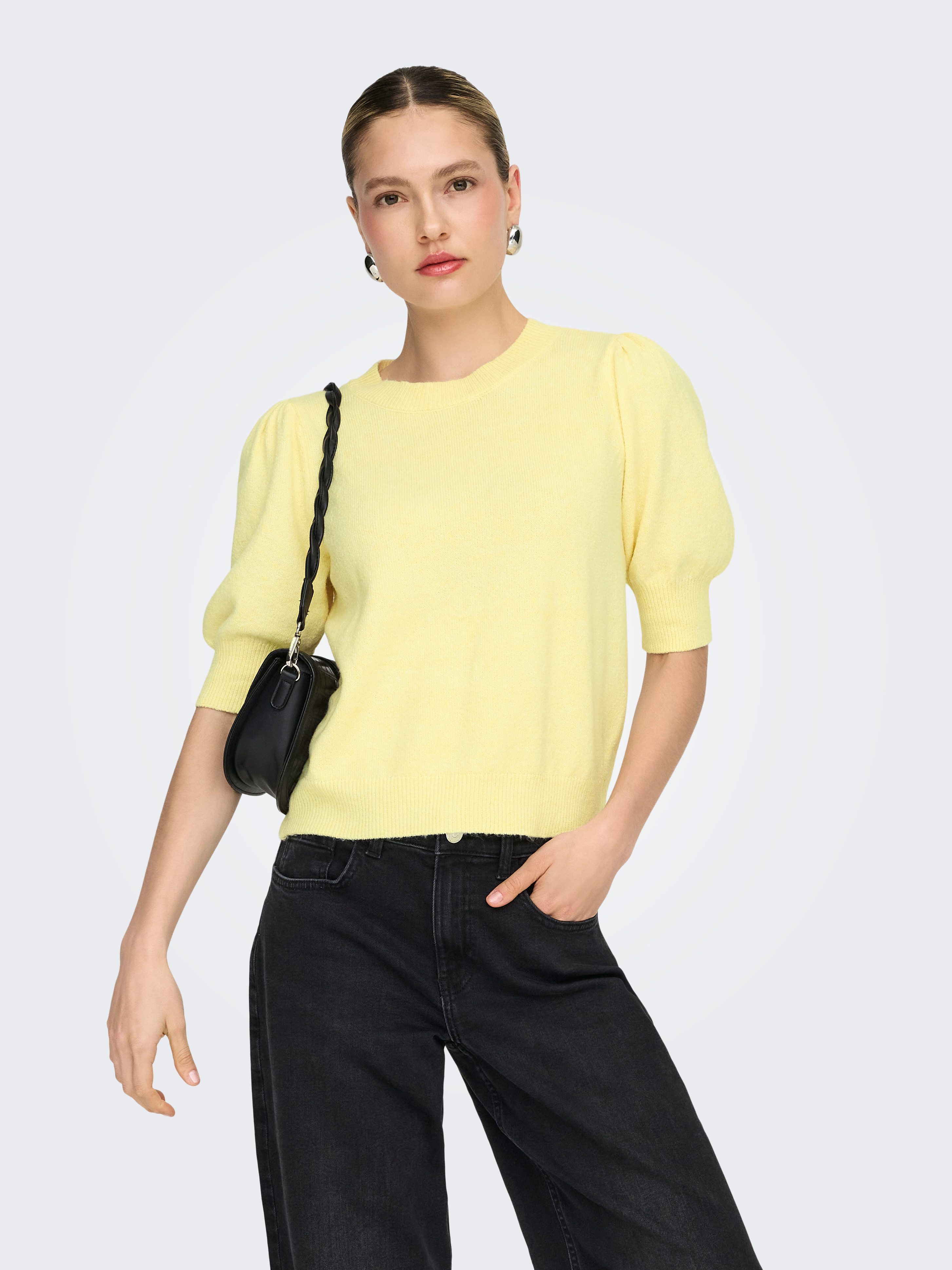 ONLY Strickpullover ONLRICA LIFE 2/4 PULLOVER KNT NOOS Materialmix günstig online kaufen