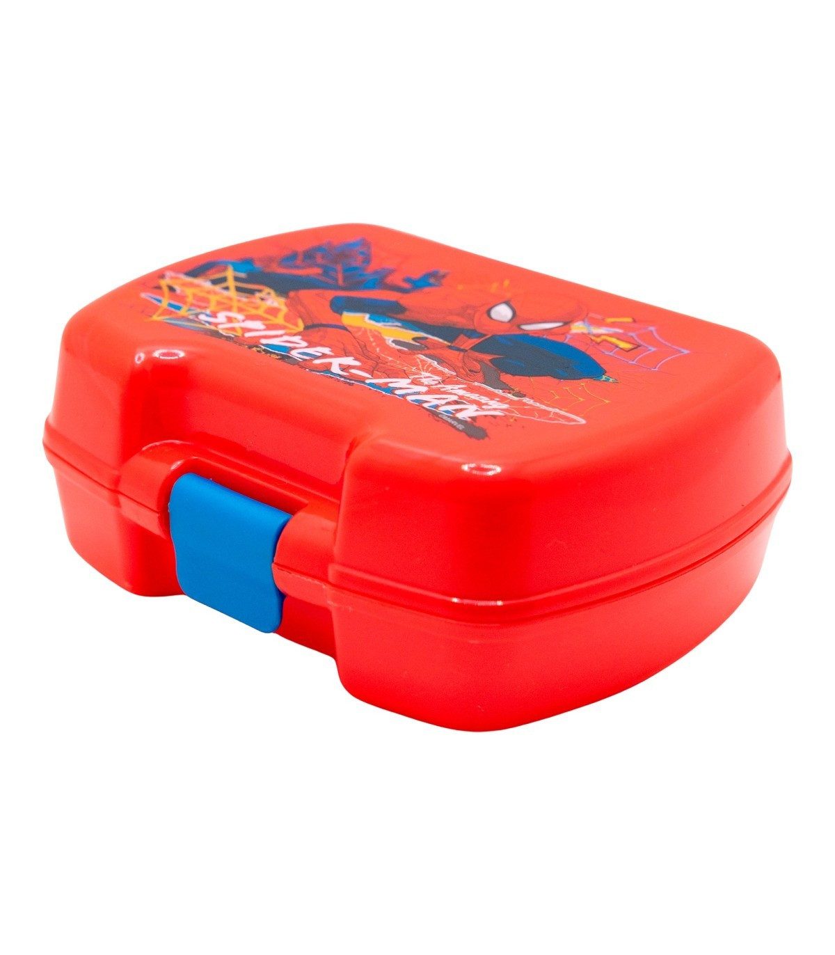 Spiderman Lunchbox Kinder Snackbox für unterwegs und Kindergarten, (Packung, 1x Lunchbox)