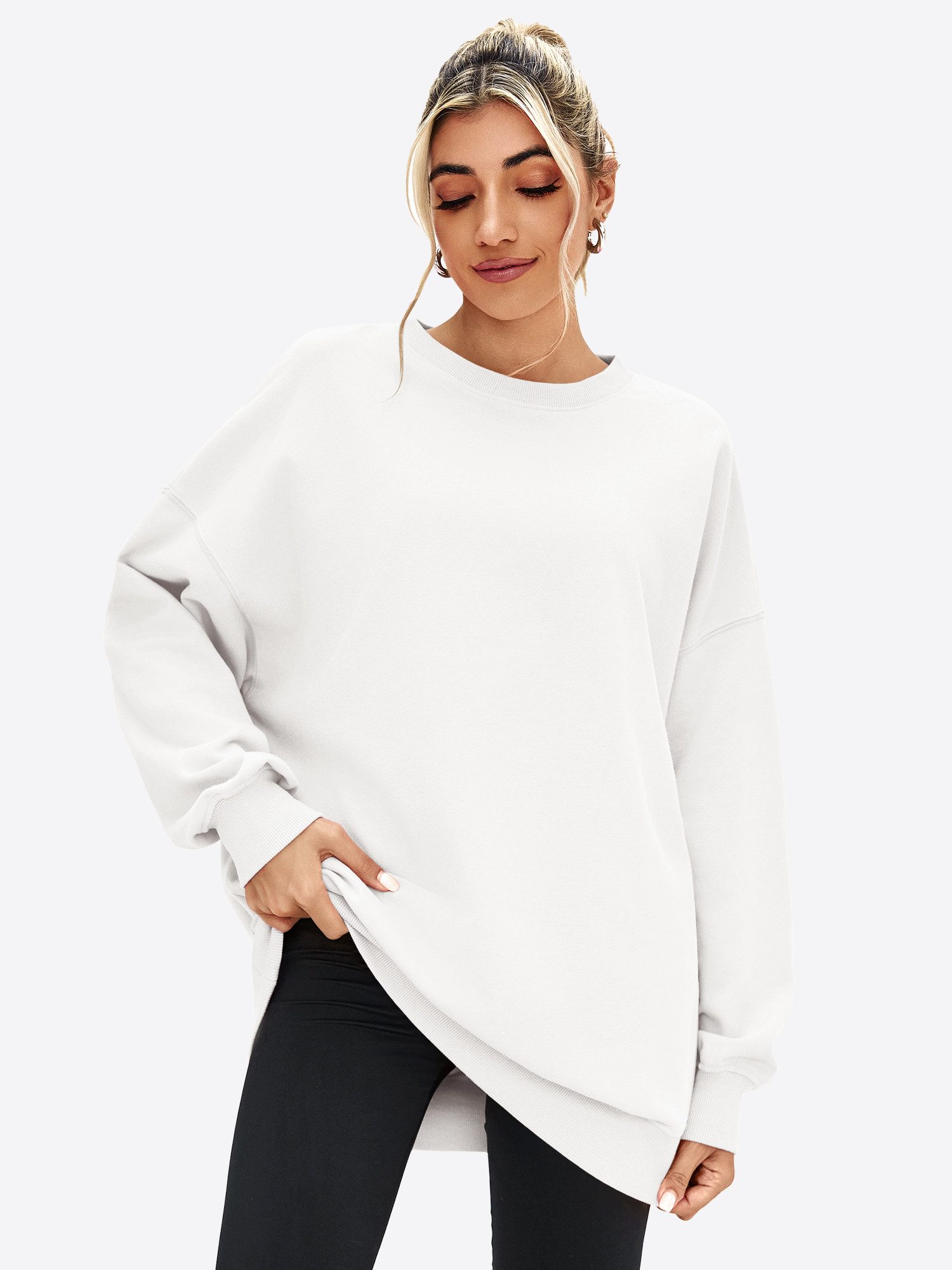 Imily Bela Sweatshirt Damen Oversize Pullover günstig online kaufen