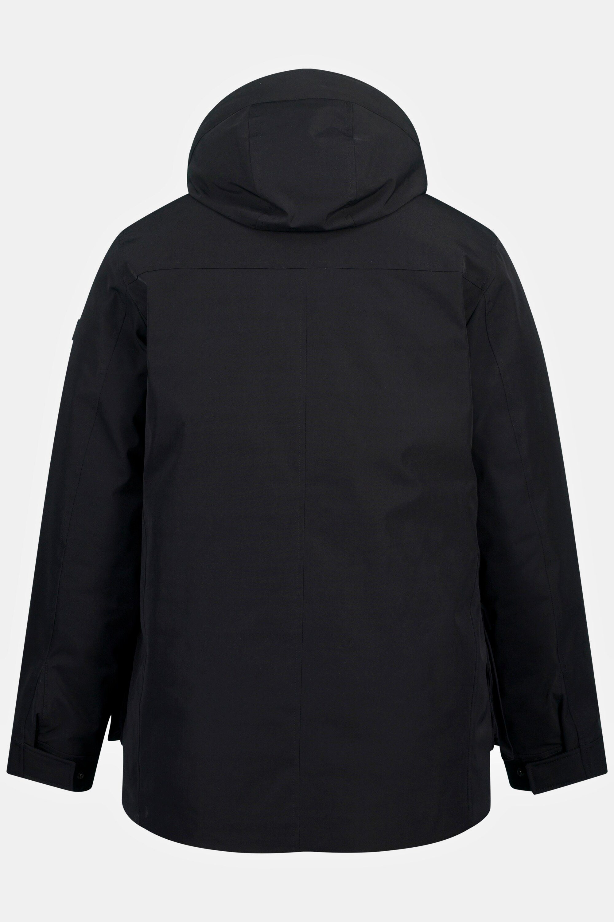 JP1880 Parka Jacke schwarz Outdoor windabweisend wasserabweisend