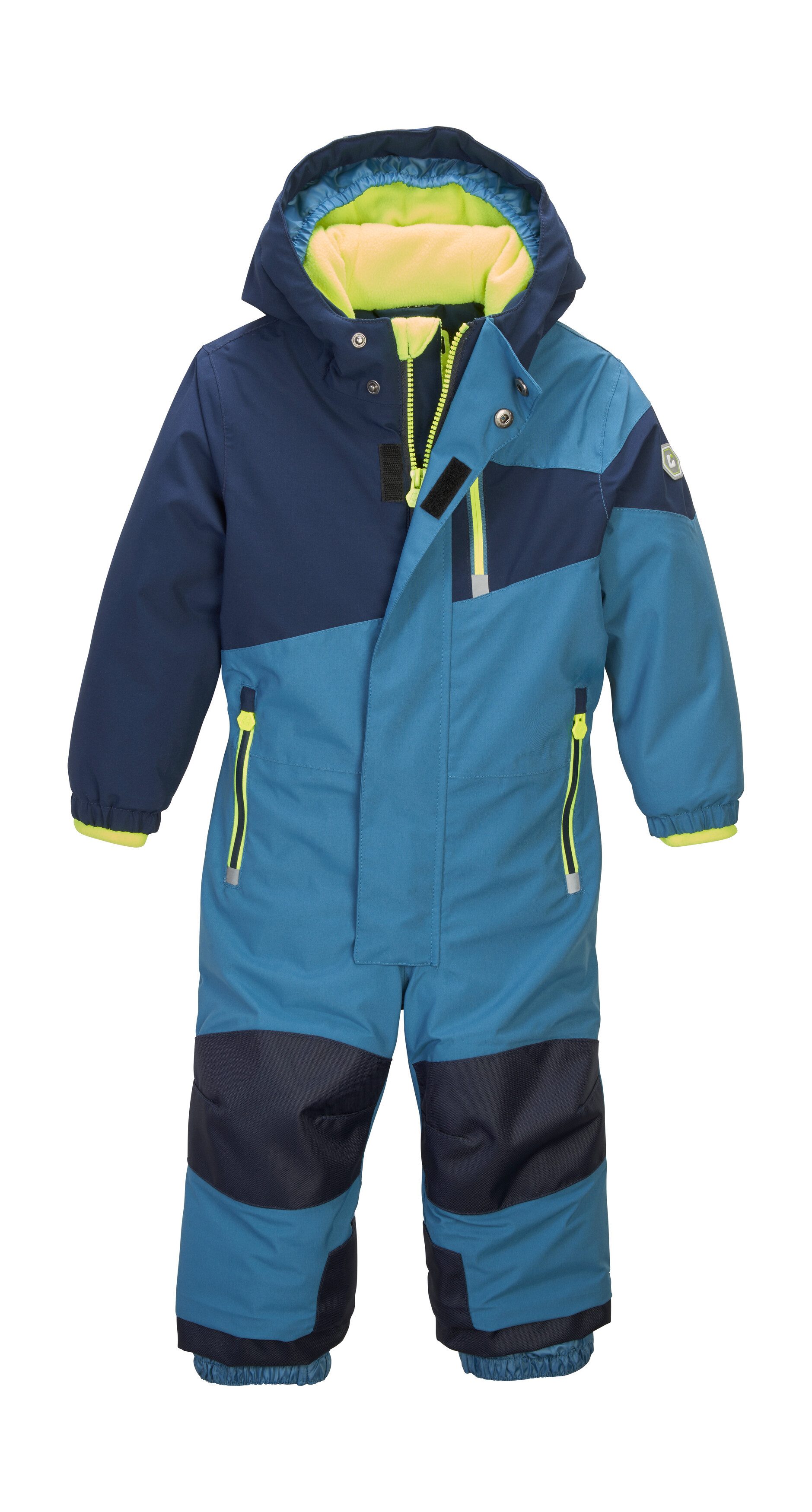 Killtec Overall Overall Mini Colourblock Wasserdichter, atmungsaktiver Overall mit Fleece und Reflektoren