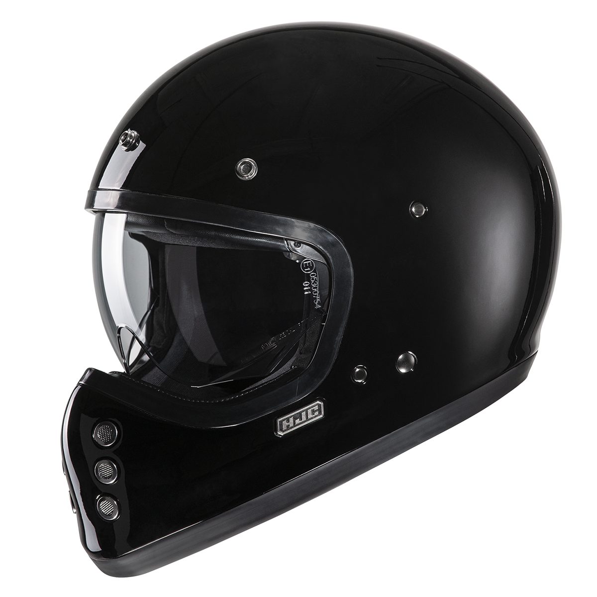 HJC Motorradhelm HJC V60 Integralhelm Schwarz S (1er Set), integralhelm motorrad
