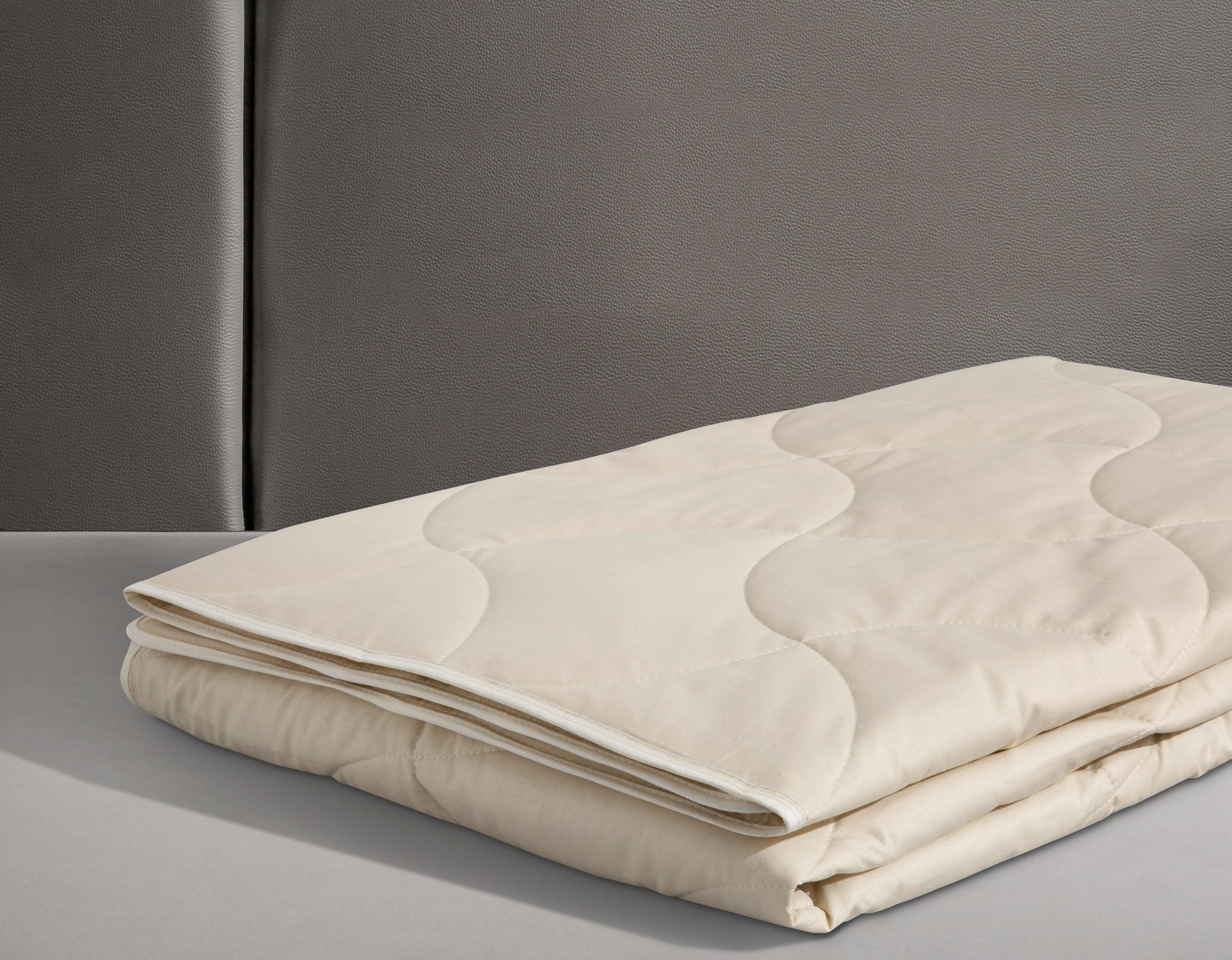 fan Naturfaserbettdecke TENCEL™ Leinen, Füllung: 50% Lyocell (TENCEL), 50% Leinen, Bezug: 100% Baumwolle, natürlich, kühlendes Schlafklima