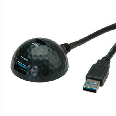 VALUE USB 3.2 Gen 1 Dockingkabel, Dome USB-Kabel, USB 3 Typ A Männlich (Stecker), USB 3 Typ A Weiblich (Buchse) (150.0 cm)