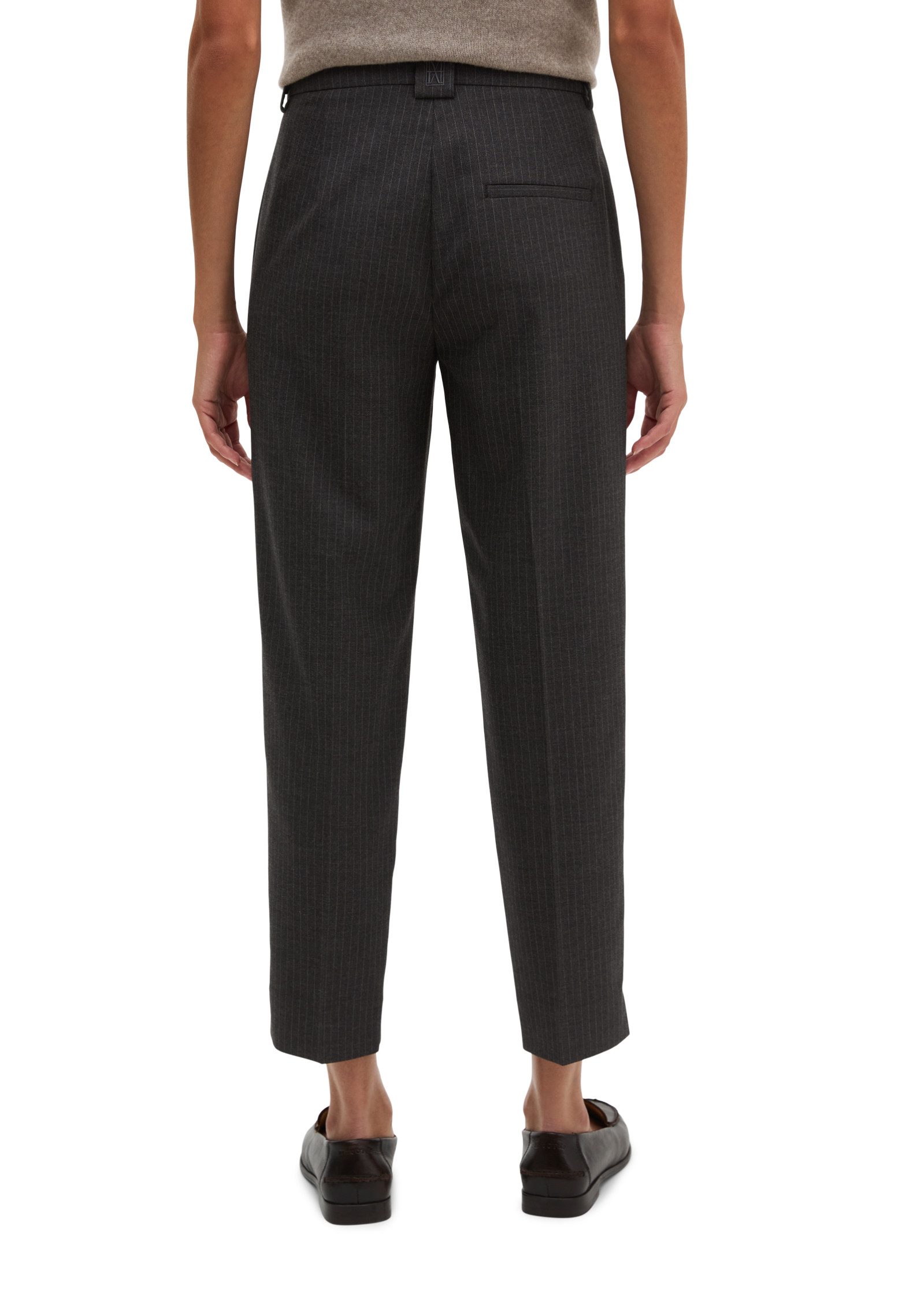 Marc O'Polo 7/8-Hose mit Schlitz am Saum, Slim Fit