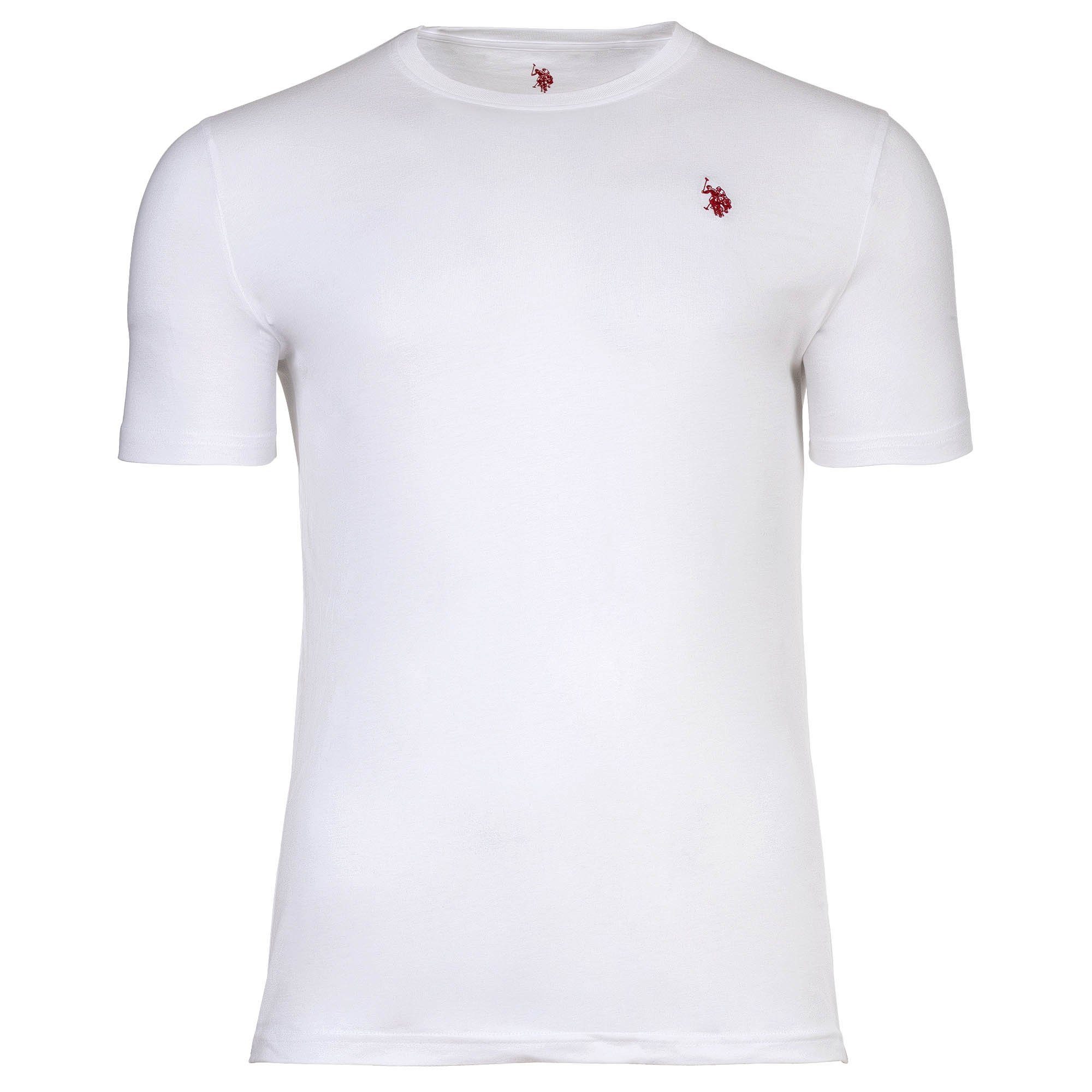 U.S. Polo Assn. T-Shirt Herren T-Shirt 2er Pack Baumwolle (Packung, 2er Pac günstig online kaufen