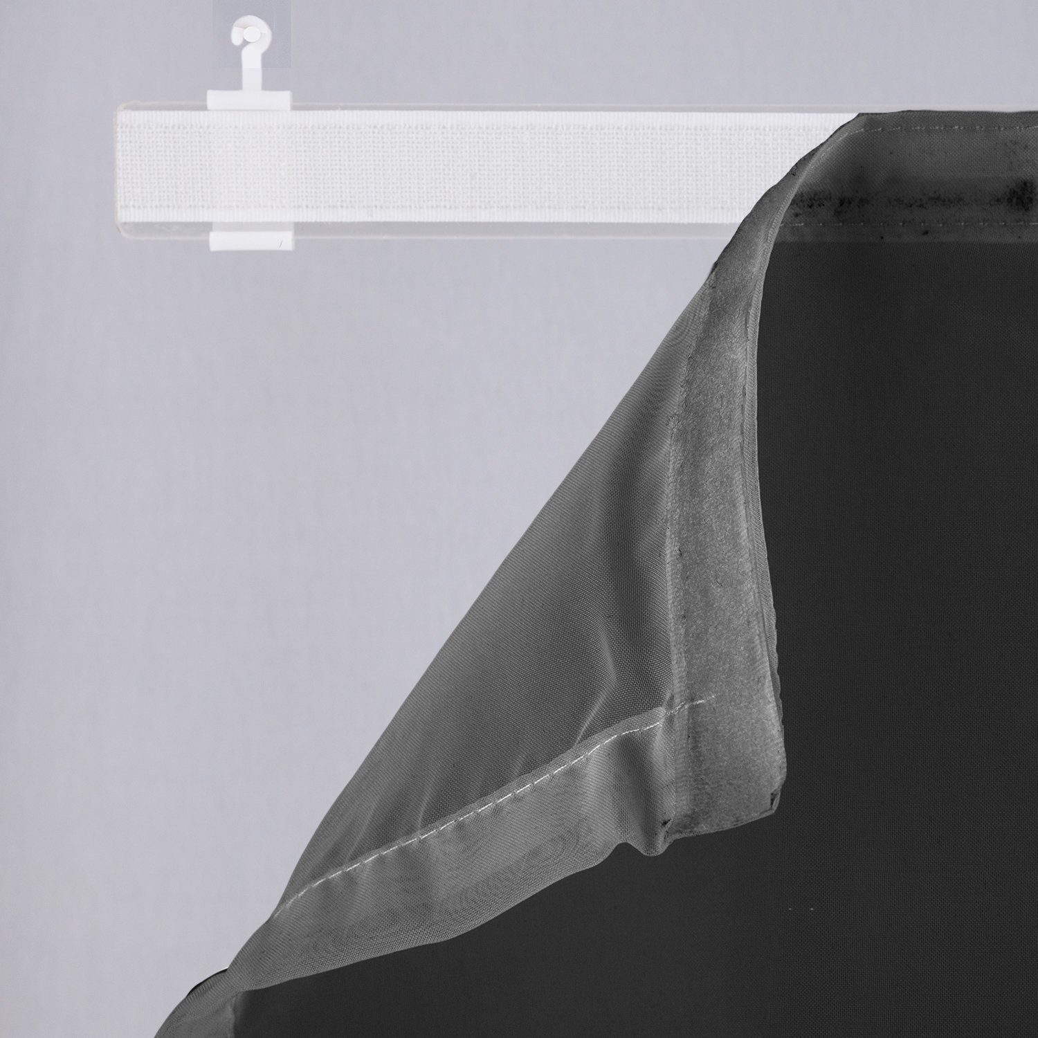 Brilliant Schiebegardine / Raumtrenner / Flächenvorhang / Transparent / 60x245cm, Store
