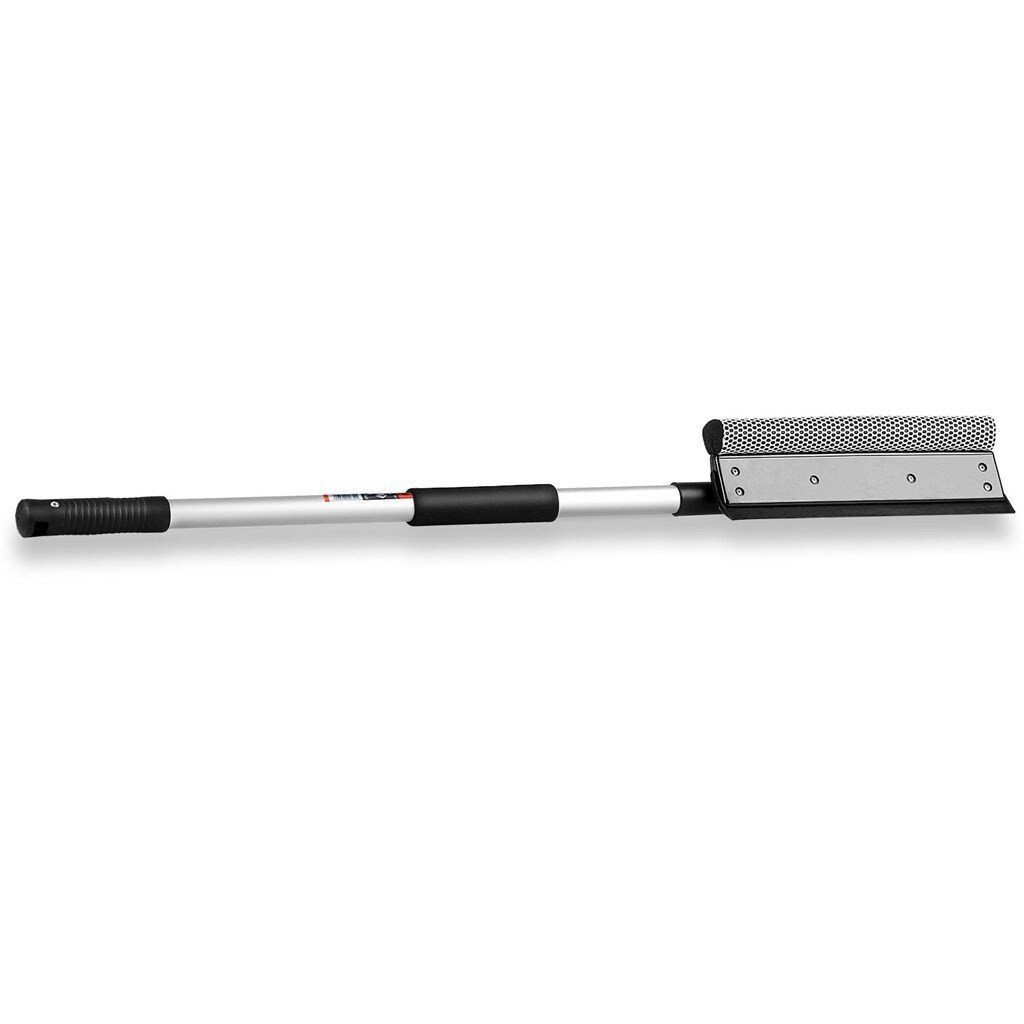 HEYNER Autowaschbürste Auto Scheibenreiniger XL 70-125cm Alu-Teleskop  Abzieher & Schwamm 25cm