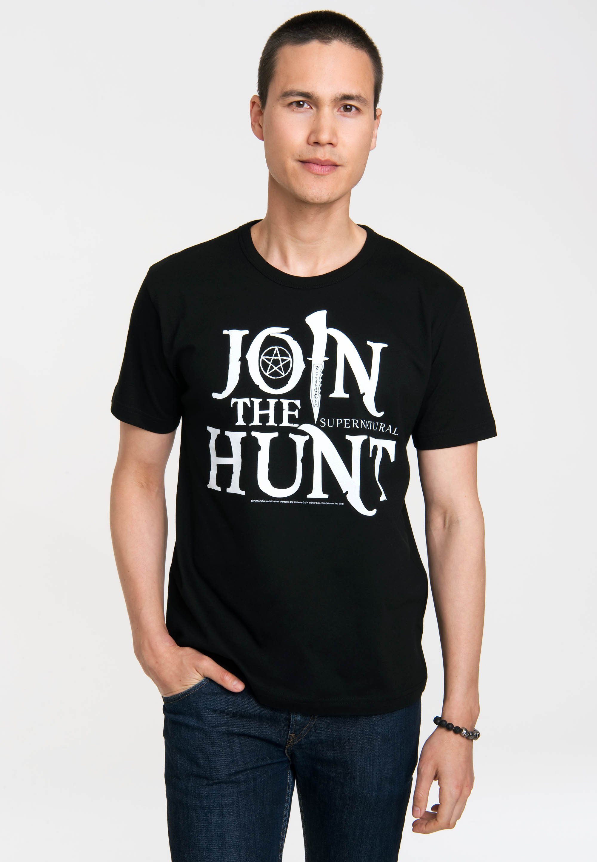 LOGOSHIRT T-Shirt Supernatural - Join The Hunt mit Supernatural-Print