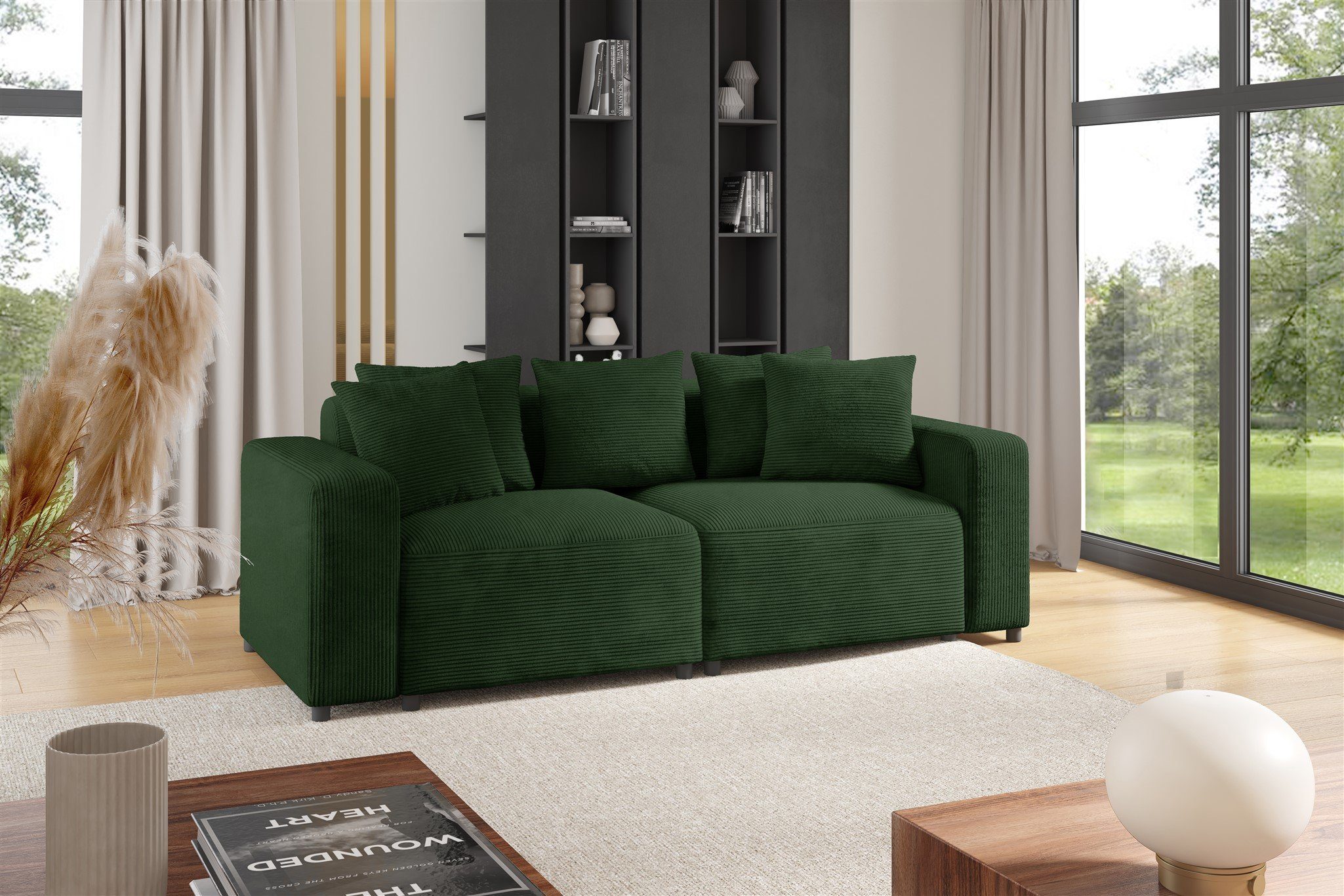 Fun Möbel 2-Sitzer Sofa Designersofa MEGAN günstig online kaufen
