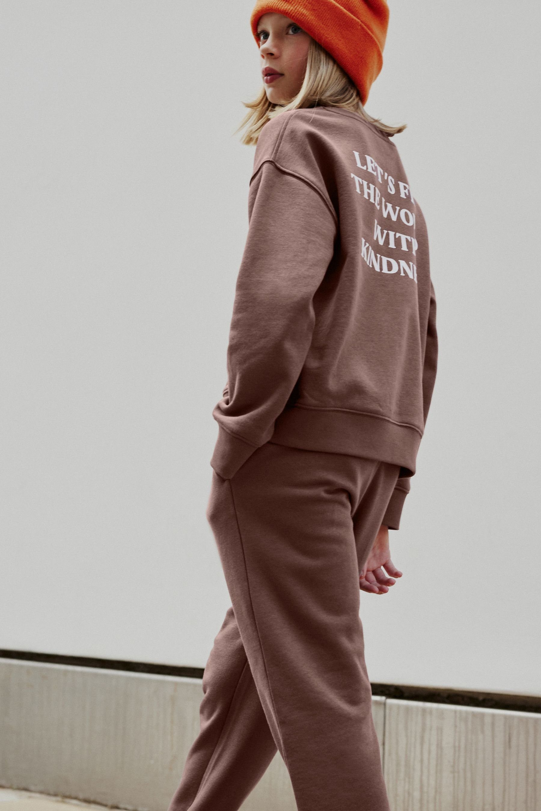 mit Kapuzensweatshirt und Sweatanzug Jogginghose Set Next (2-tlg)