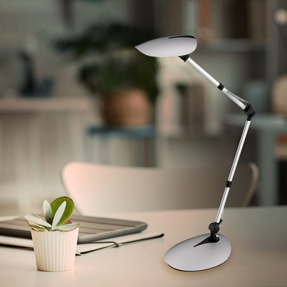 LED Tageslicht Tisch Lampe Wireless Charger USB Touch Dimmer Leuchte beweglich