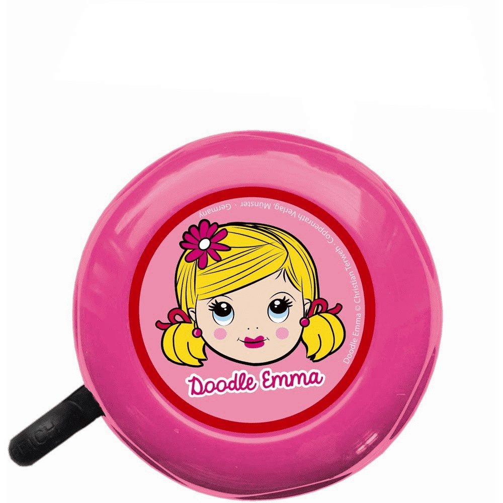 Bike Fashion Fahrradklingel ♫♫ Bike Fashion Kinder Fahrradklingel Doodle Emma, Ø 55mm