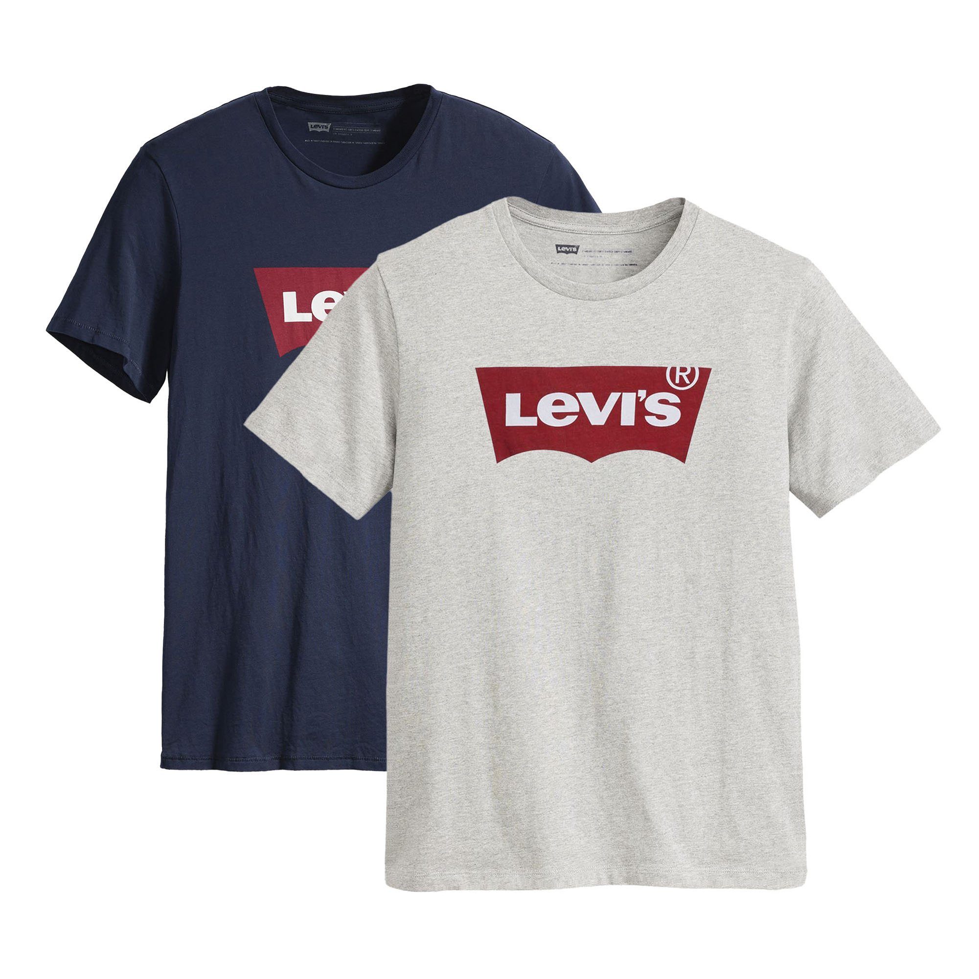 T-Shirt Herren T-Shirt 2er Pack Baumwolle