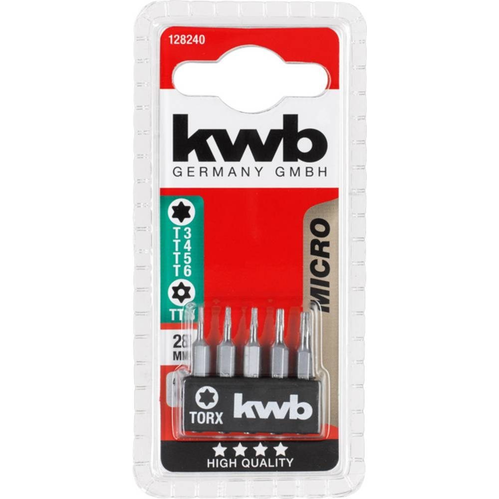 kwb 5-tlg MICRO mm, 28 BITS, Kreuzschlitz-Bit