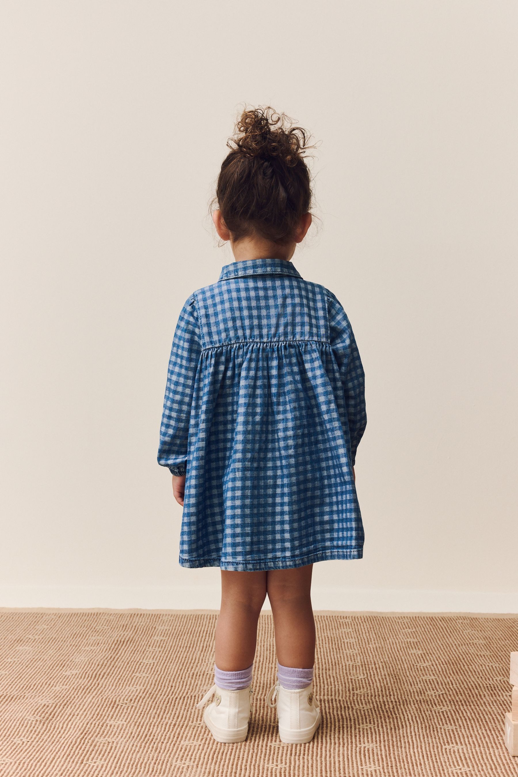 Next Hemdblusenkleid Langarmkleid mit Kragen (1-tlg) günstig online kaufen