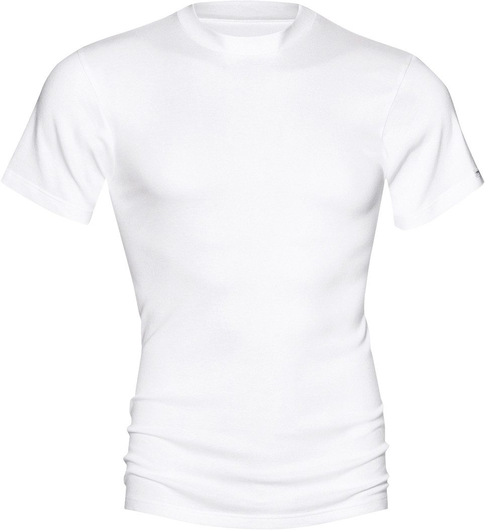 Mey Unterziehshirt Noblesse ohne Seitennähte, Feinripp, Rundhalsausschnitt, Kurzarm, atmungsaktiv