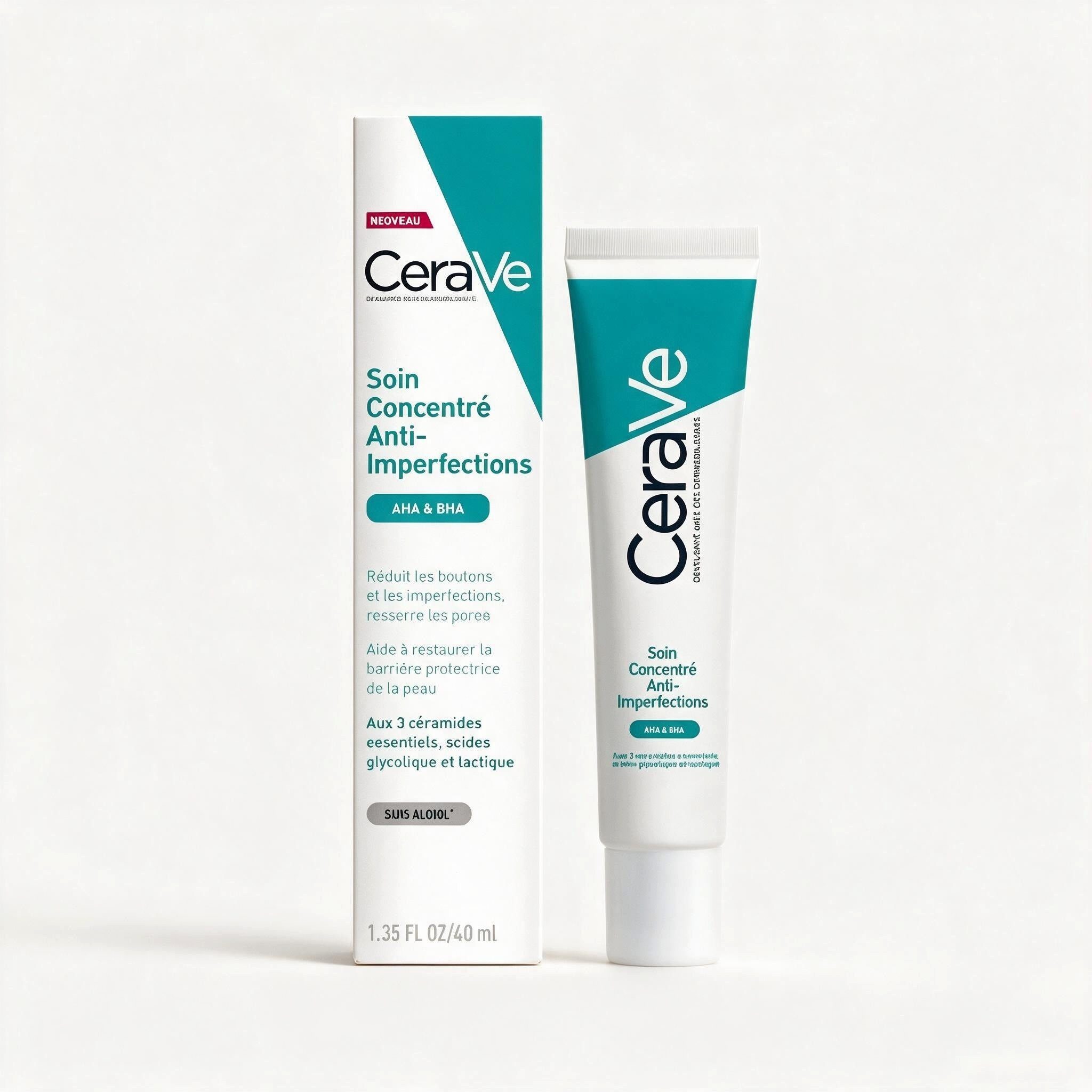 CeraVe Gesichtsgel Anti-Imperfection Gel mit AHA & BHA, 40 ml