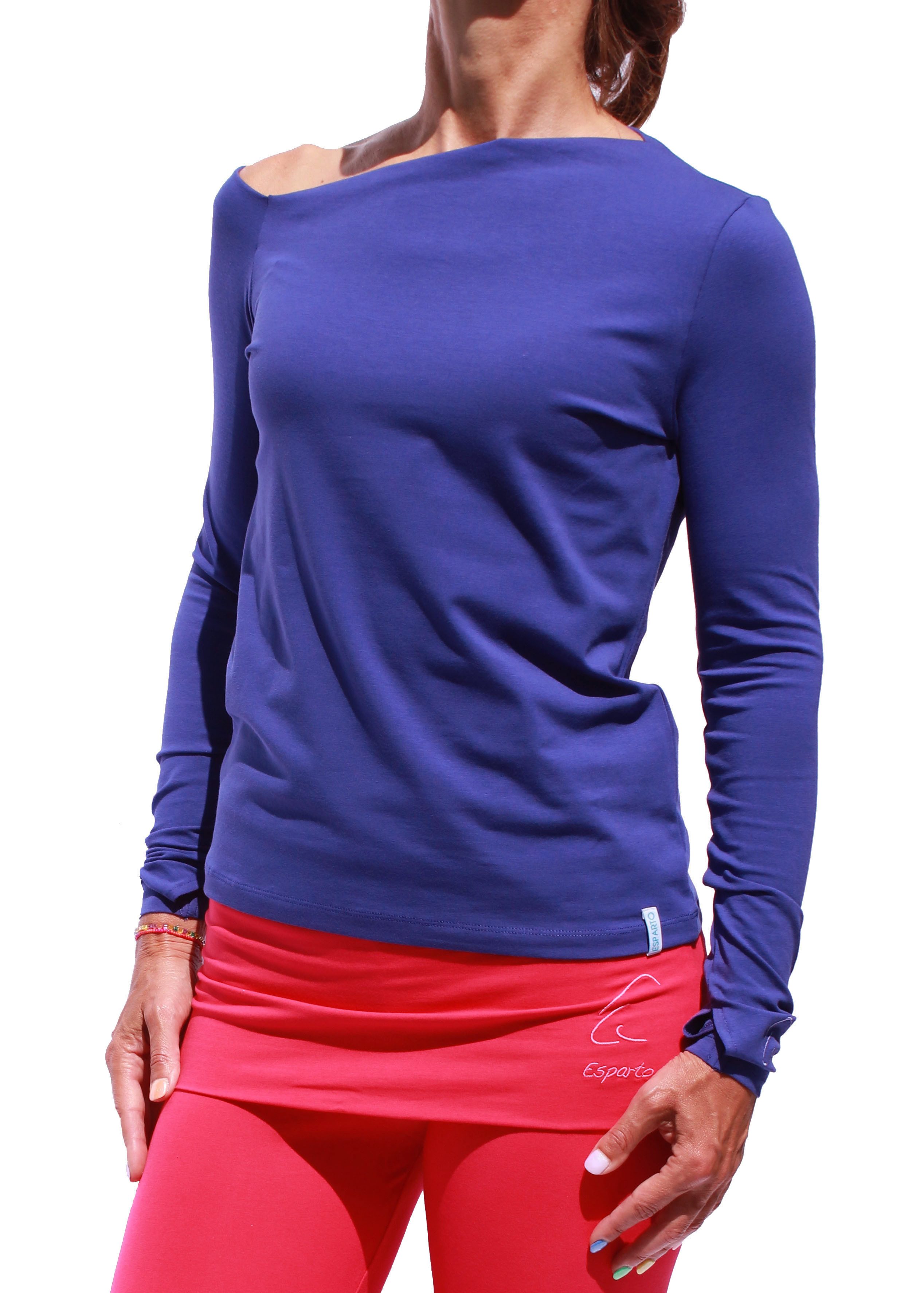 ESPARTO One-Shoulder-Top Asymmetrisches one-Shoulder-Shirt Divya