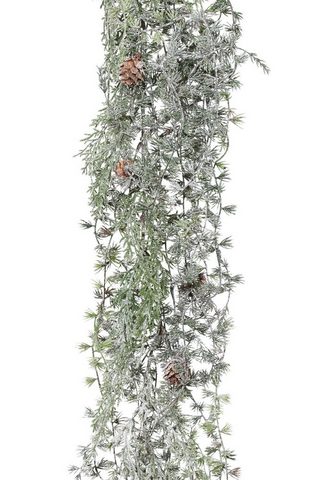  Winterliche Kunstpflanze Weihnachtsdek...