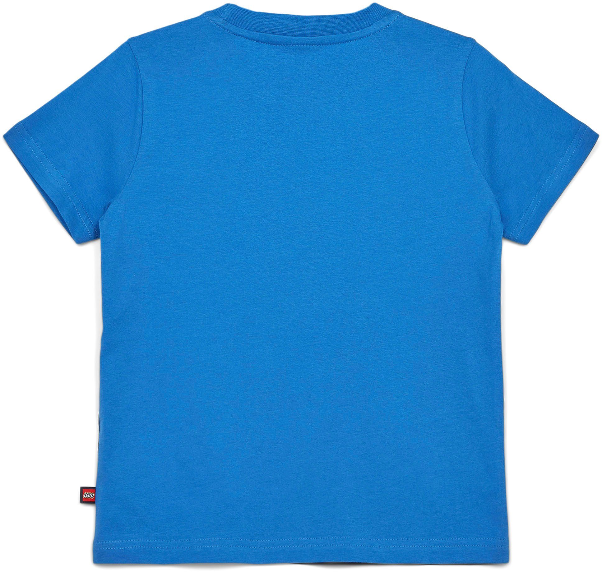 T-Shirt blue LEGO® mit Frontprint coolem Wear middle