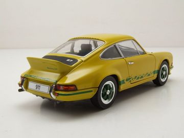 Whitebox Modellauto Porsche 911 Carrera 2.7 RS 1972 gelb Modellauto 1:24 Whitebox, Maßstab 1:24