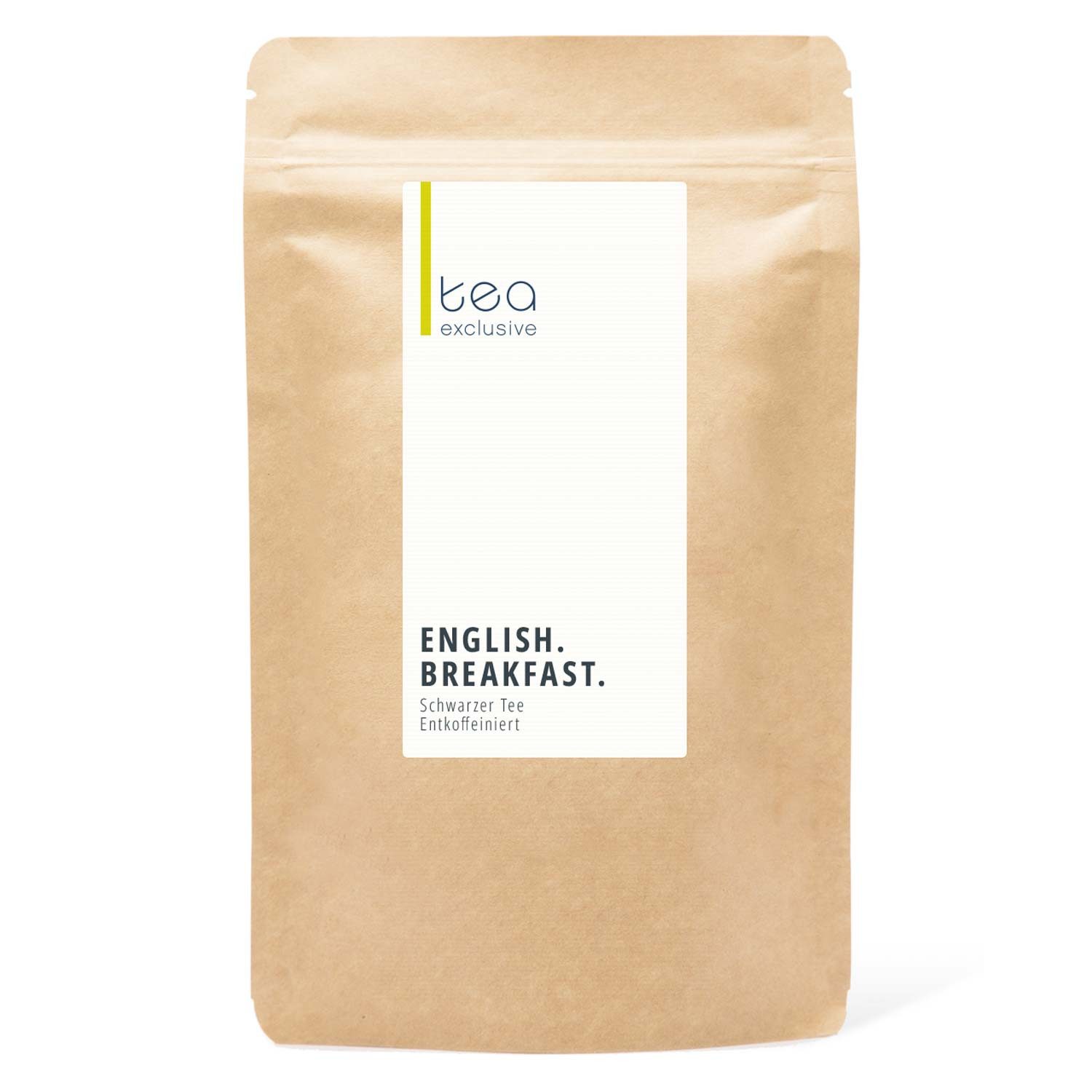 tea exclusive Tee English Breakfast entkoffeiniert, Schwarzer Tee, 100g, vollmundig aromatisch, weich, würzig und charaktervoll