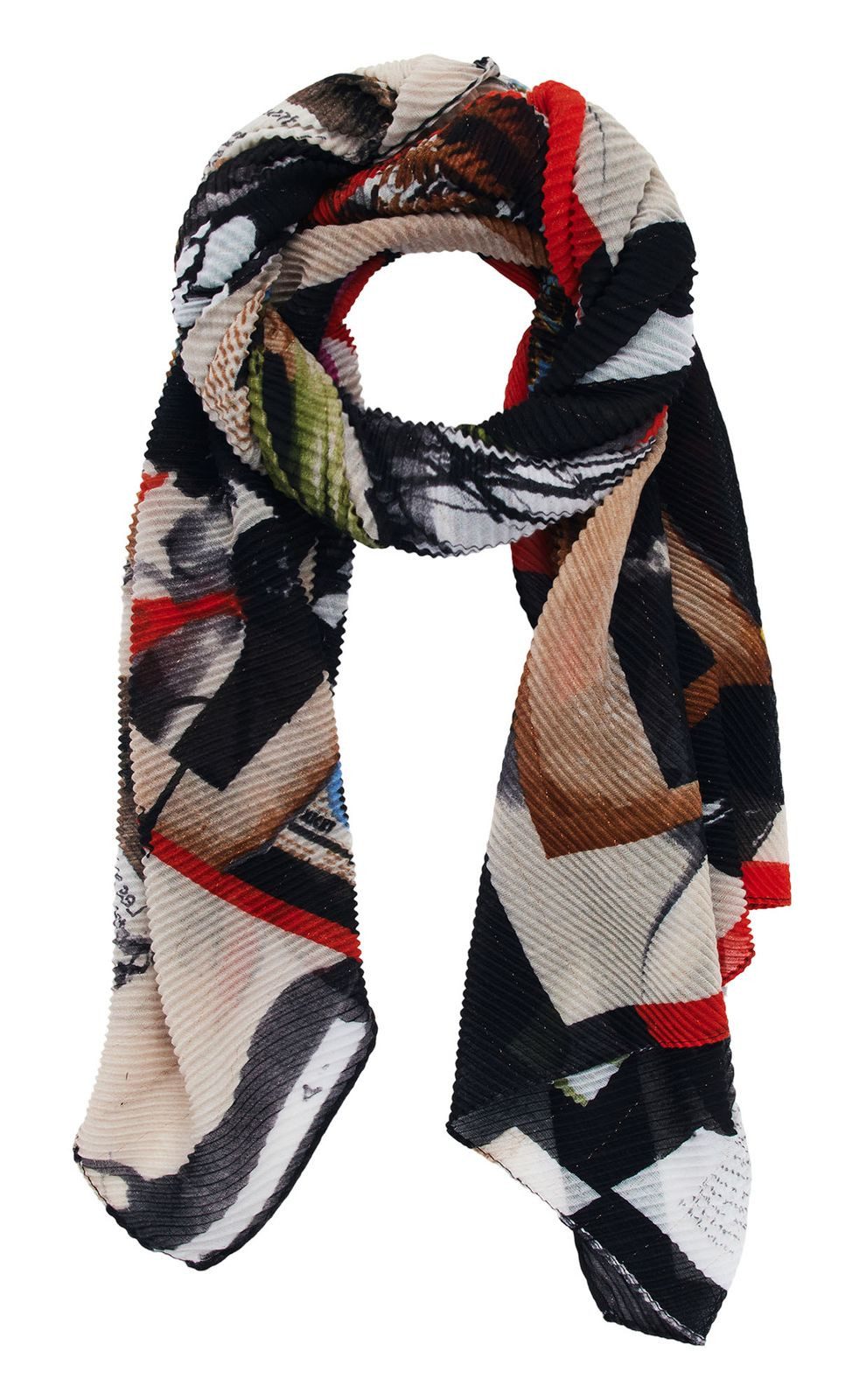 Modetuch Newspaper Lacro Rectangle Foulard