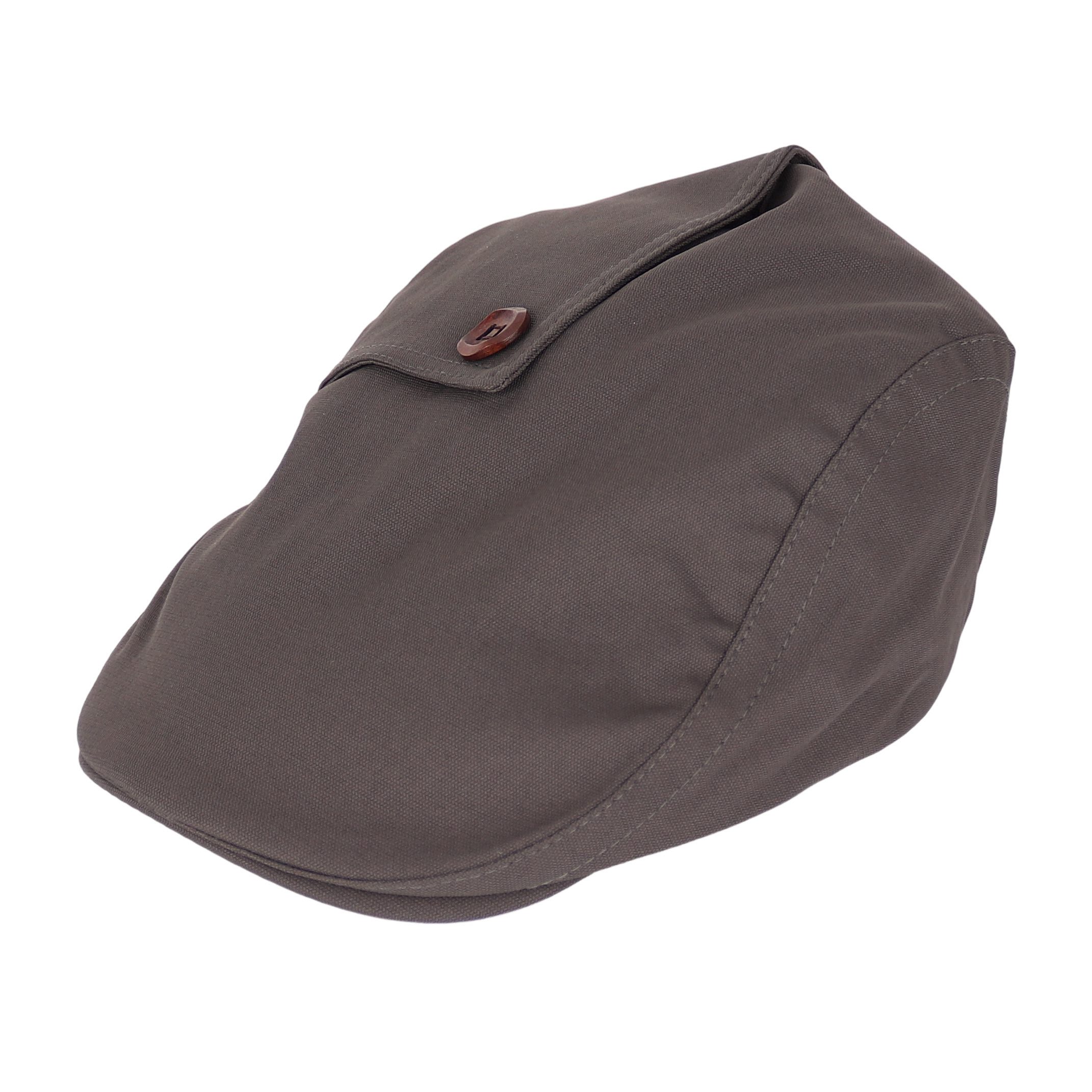 MIRROSI Schiebermütze Herren mit Shirm, gefütterte Flatcap mit Knopfdetail (Herrenmütze, Outdoor Cap, Gastby Cap, Feldmütze) Atmungsaktiv, Einheitsgröße, Unisex, Damen Herren
